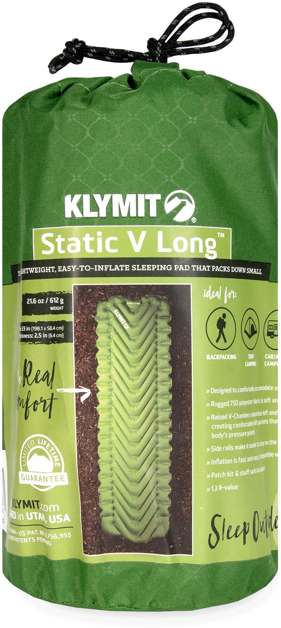 Klymit Static V Long Sleeping Pad product image