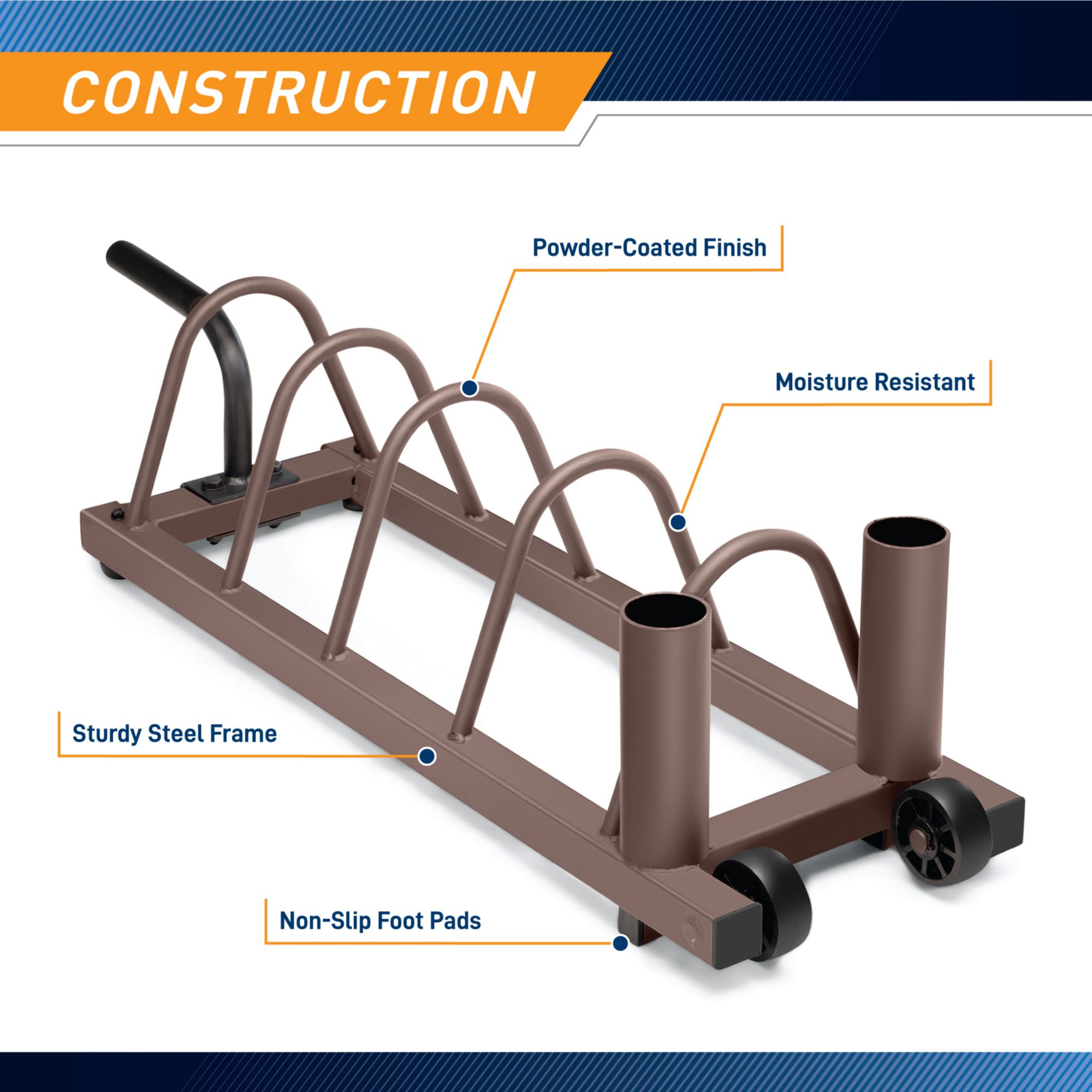 SteelBody Horizontal Plate Rack