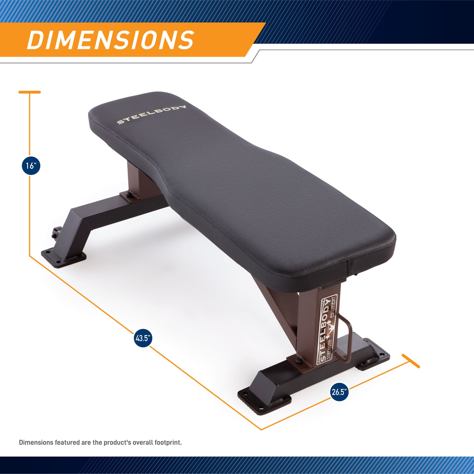 SteelBody Flat Weight Bench product image