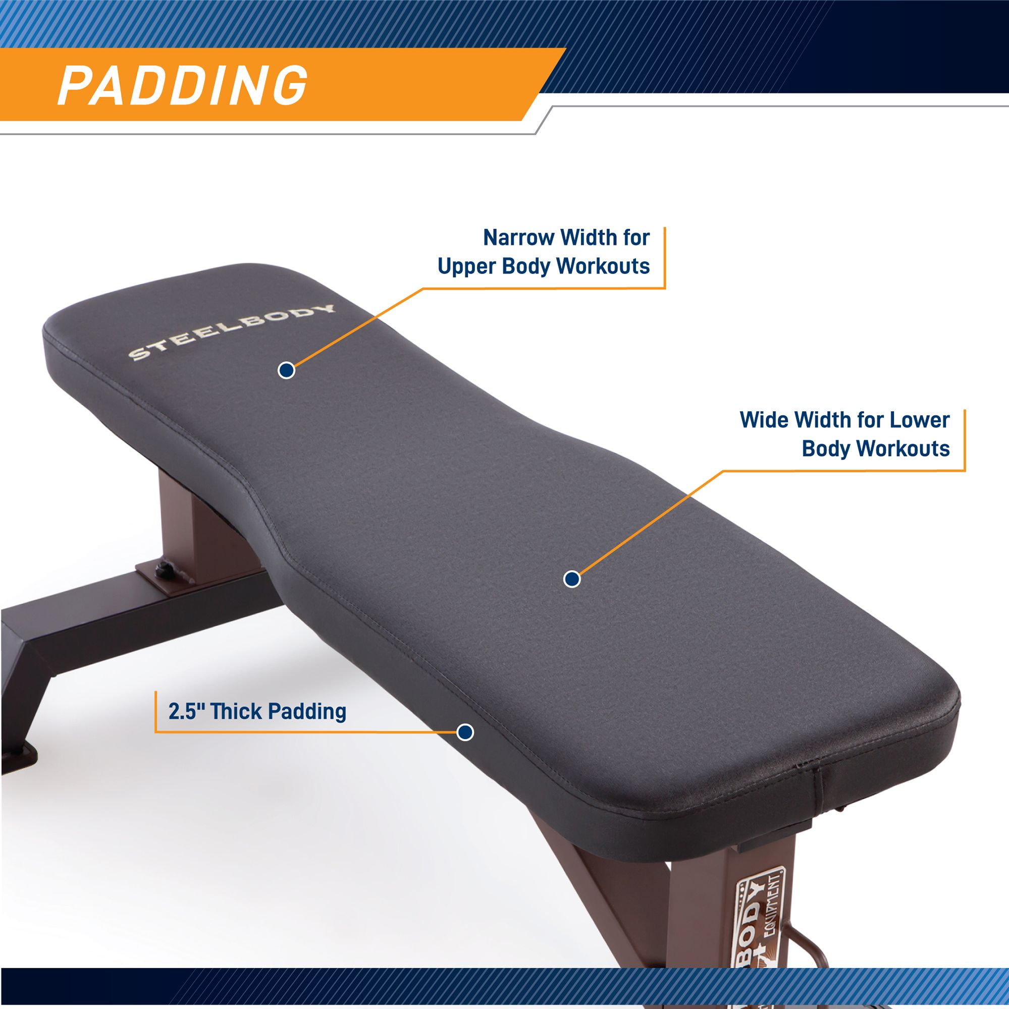 SteelBody Flat Weight Bench product image