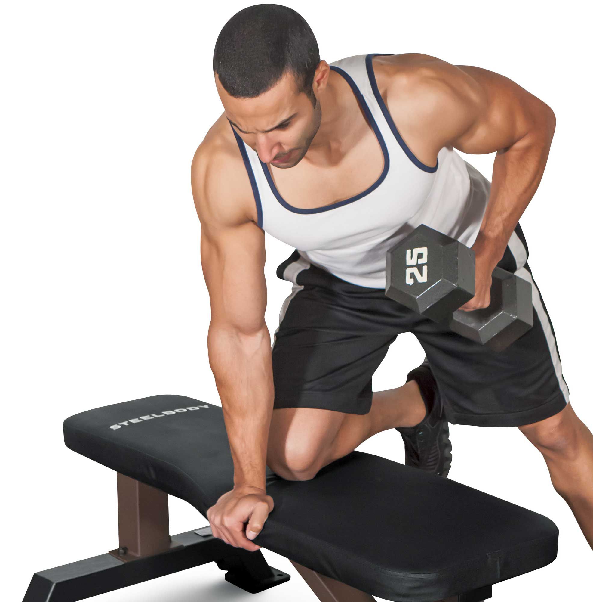 SteelBody Flat Weight Bench product image