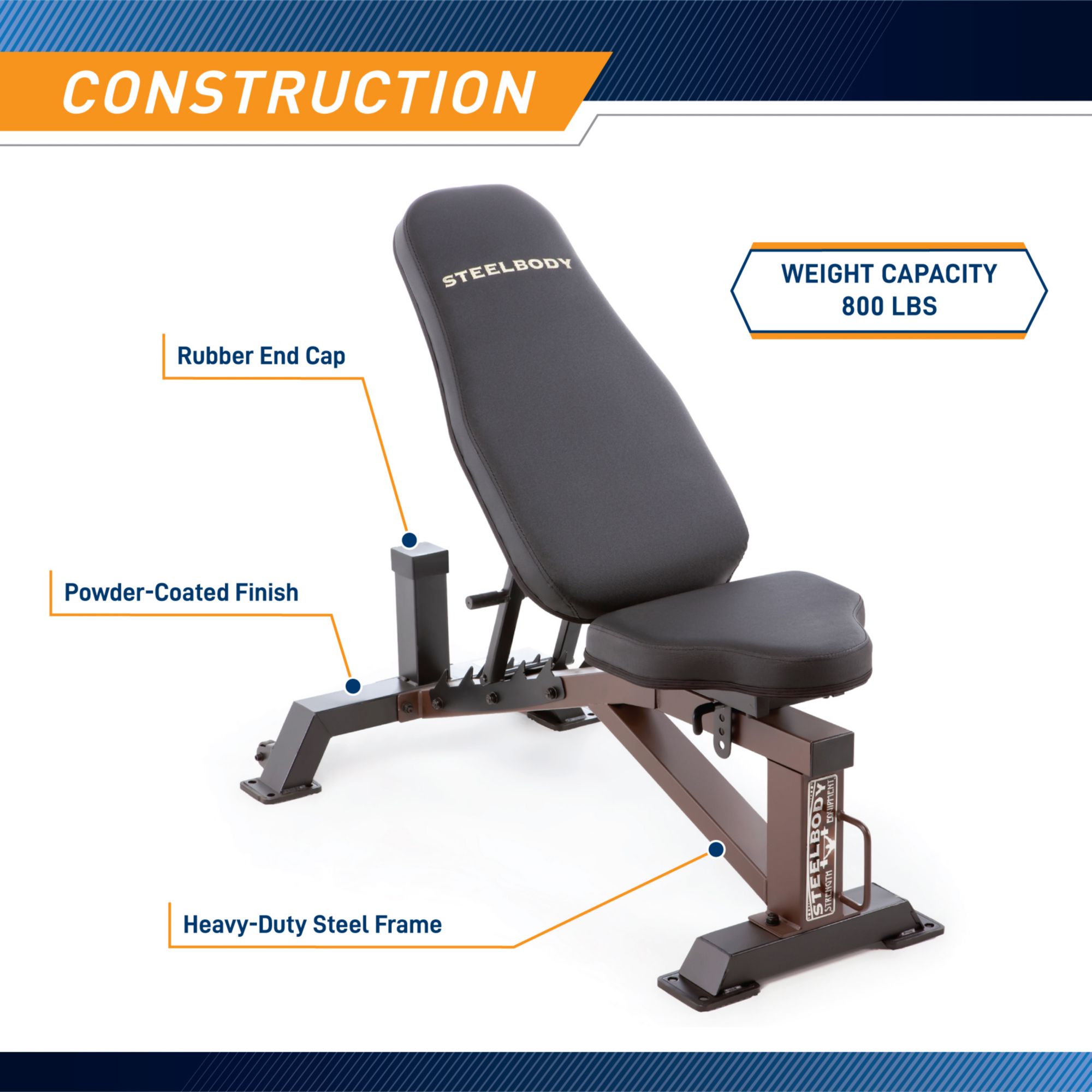 SteelBody Deluxe Utility Weight Bench product image
