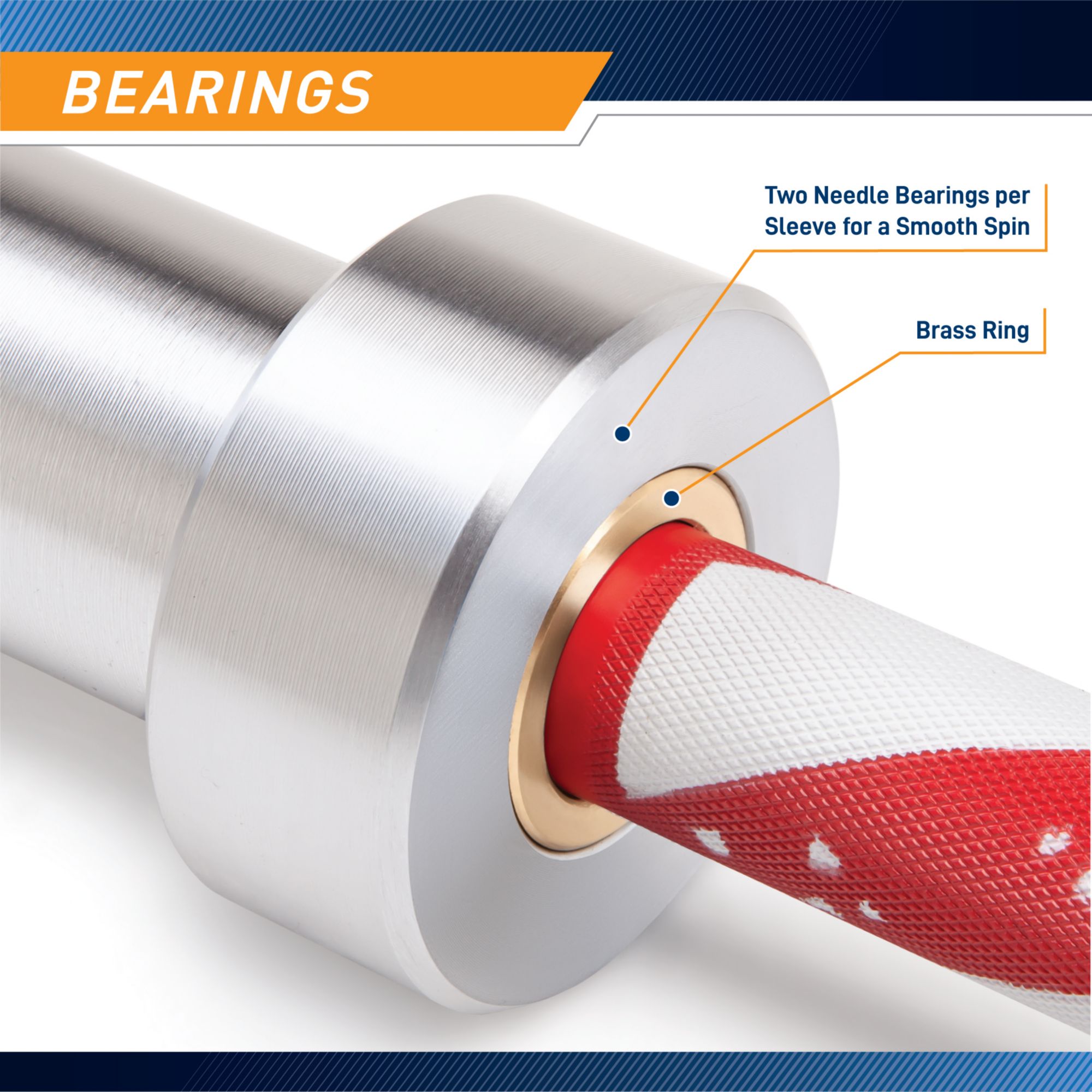 Marcy Olympic Barbell – 45 lb. product image