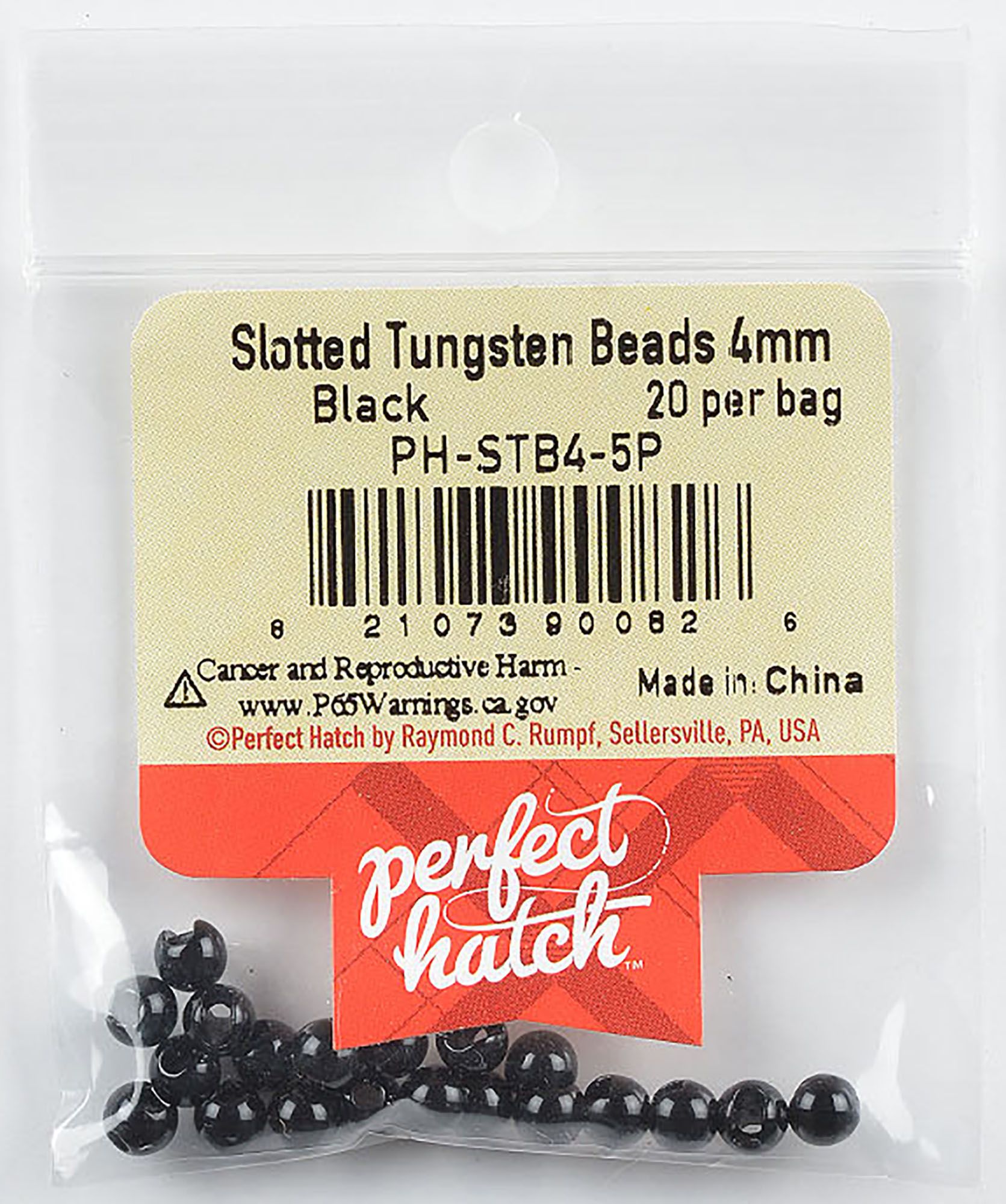 Perfect Hatch Slotted Tungsten Beads