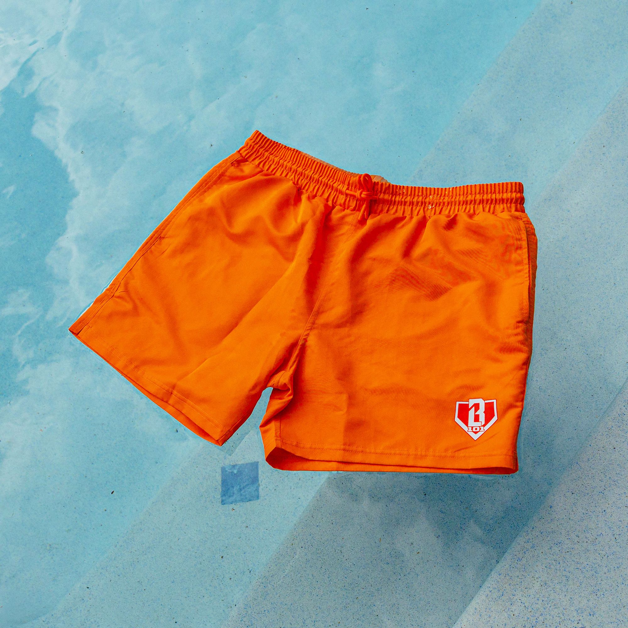 Baseball Lifestyle 101 Boys' Baseline Swim Trunks product image