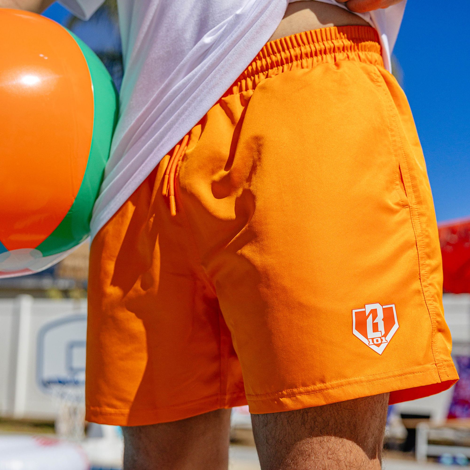 Baseball Lifestyle 101 Boys' Baseline Swim Trunks product image