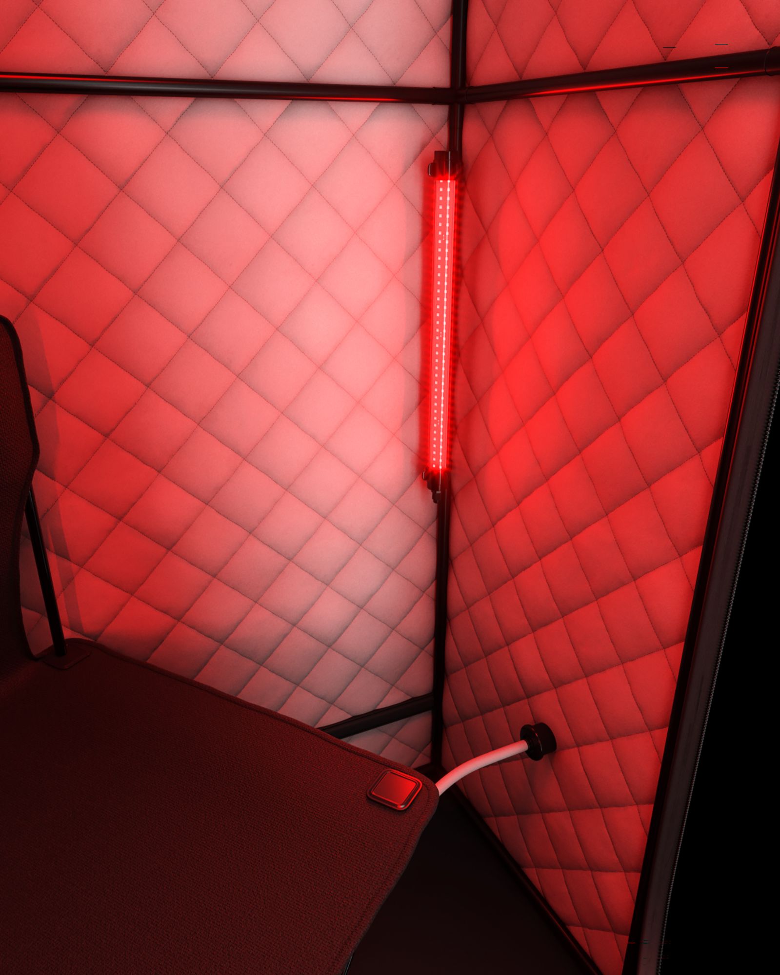 SaunaBox SmartSteam Pro With Red-Light Therapy product image