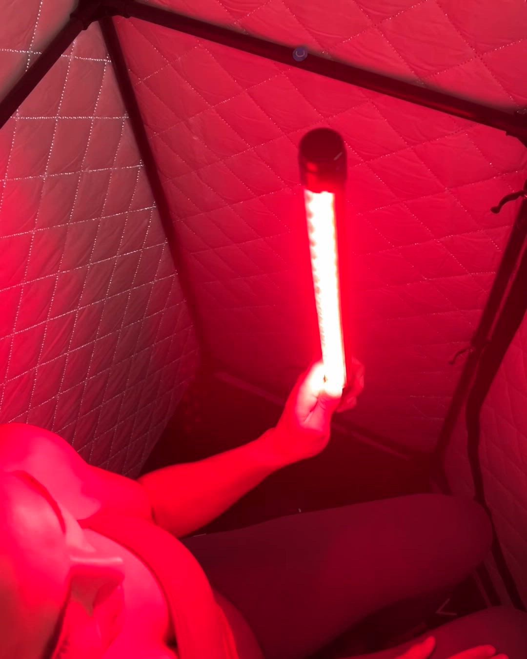 SaunaBox SmartSteam Pro With Red-Light Therapy product
