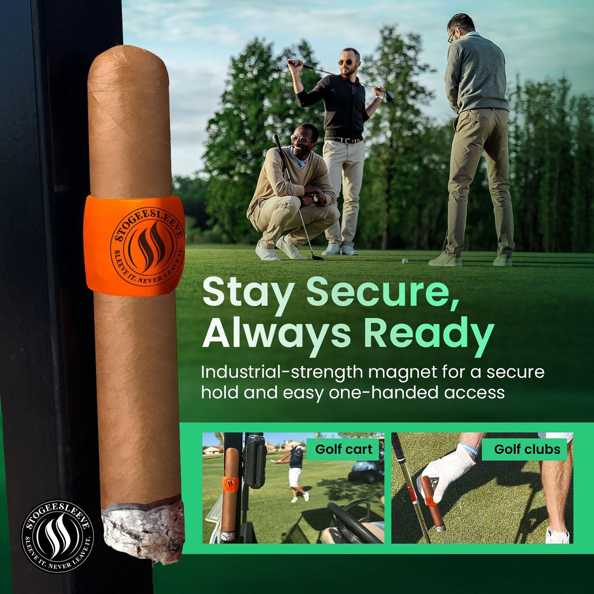 StogieSleeve Magnetic Cigar Holder product image