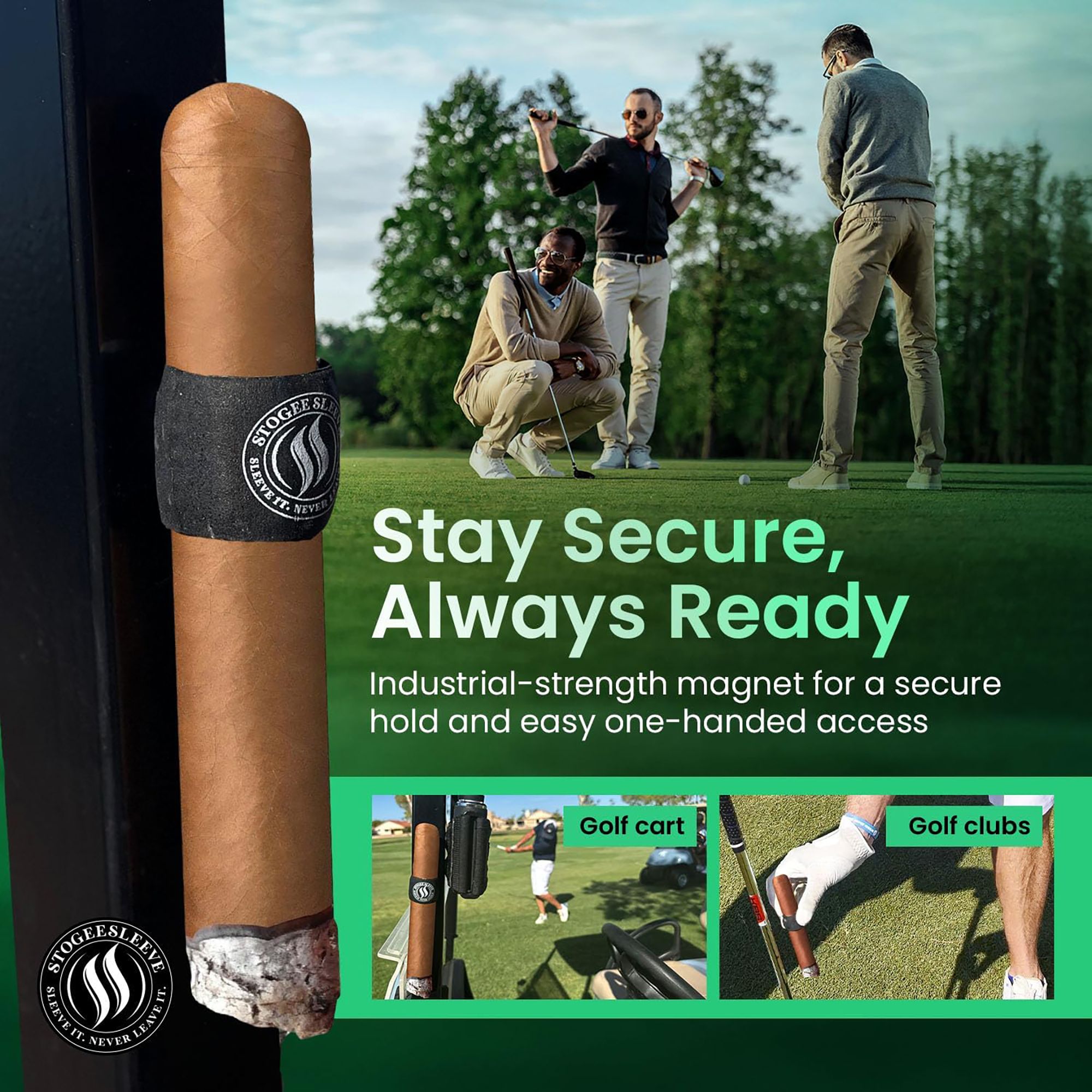 StogieSleeve Magnetic Cigar Holder product image