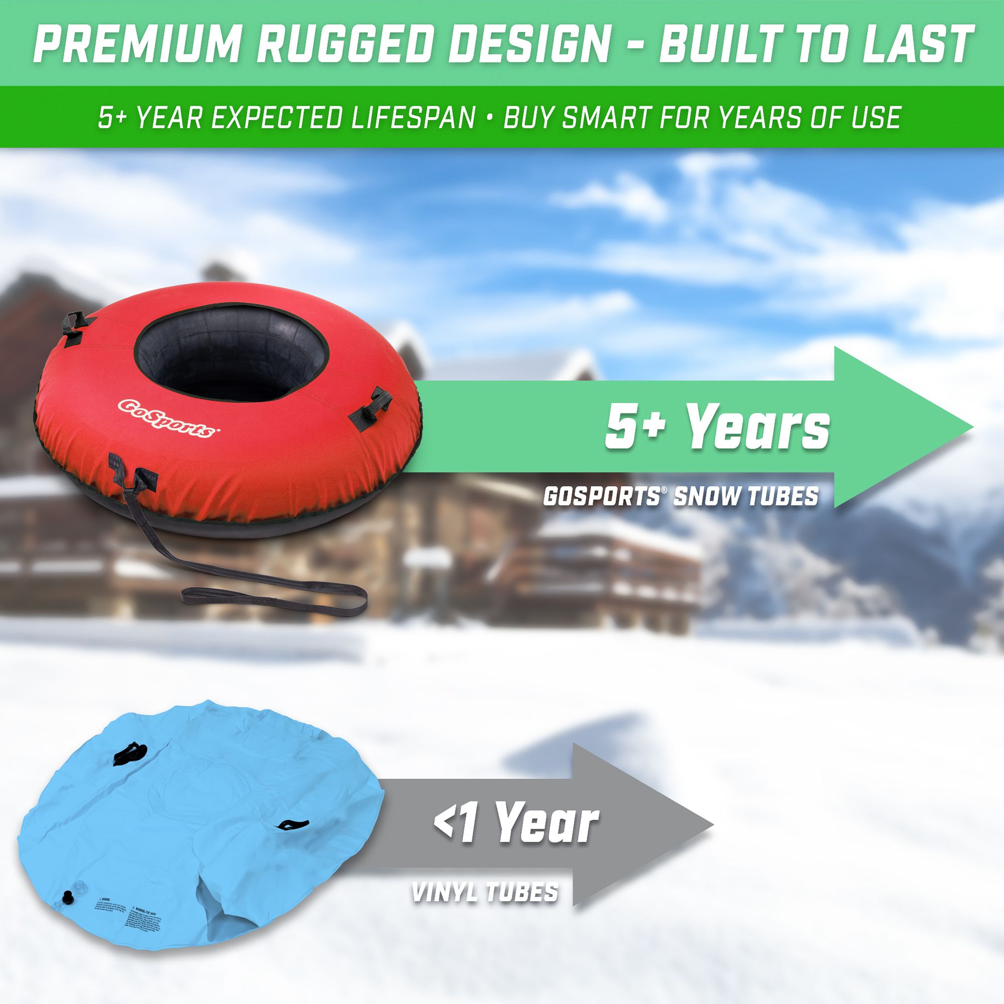 GoSports 40" Hard Bottom Snow Tube product image