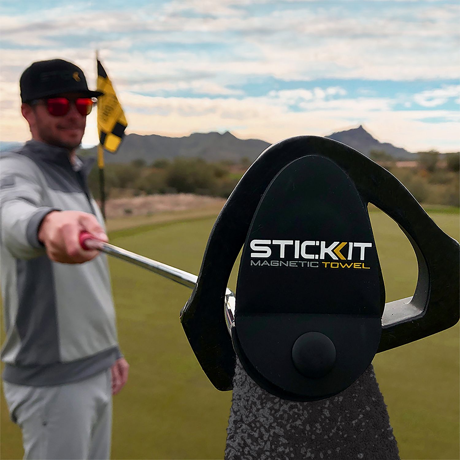STICKIT Magnetic Golf Towel product image