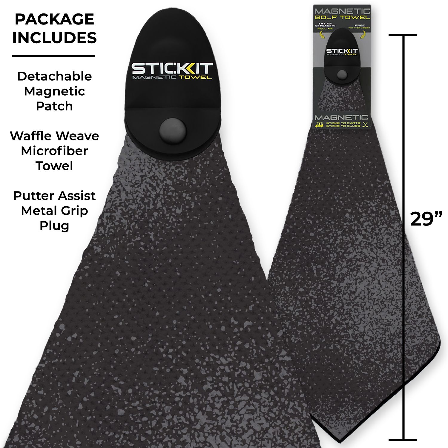 STICKIT Magnetic Golf Towel product image