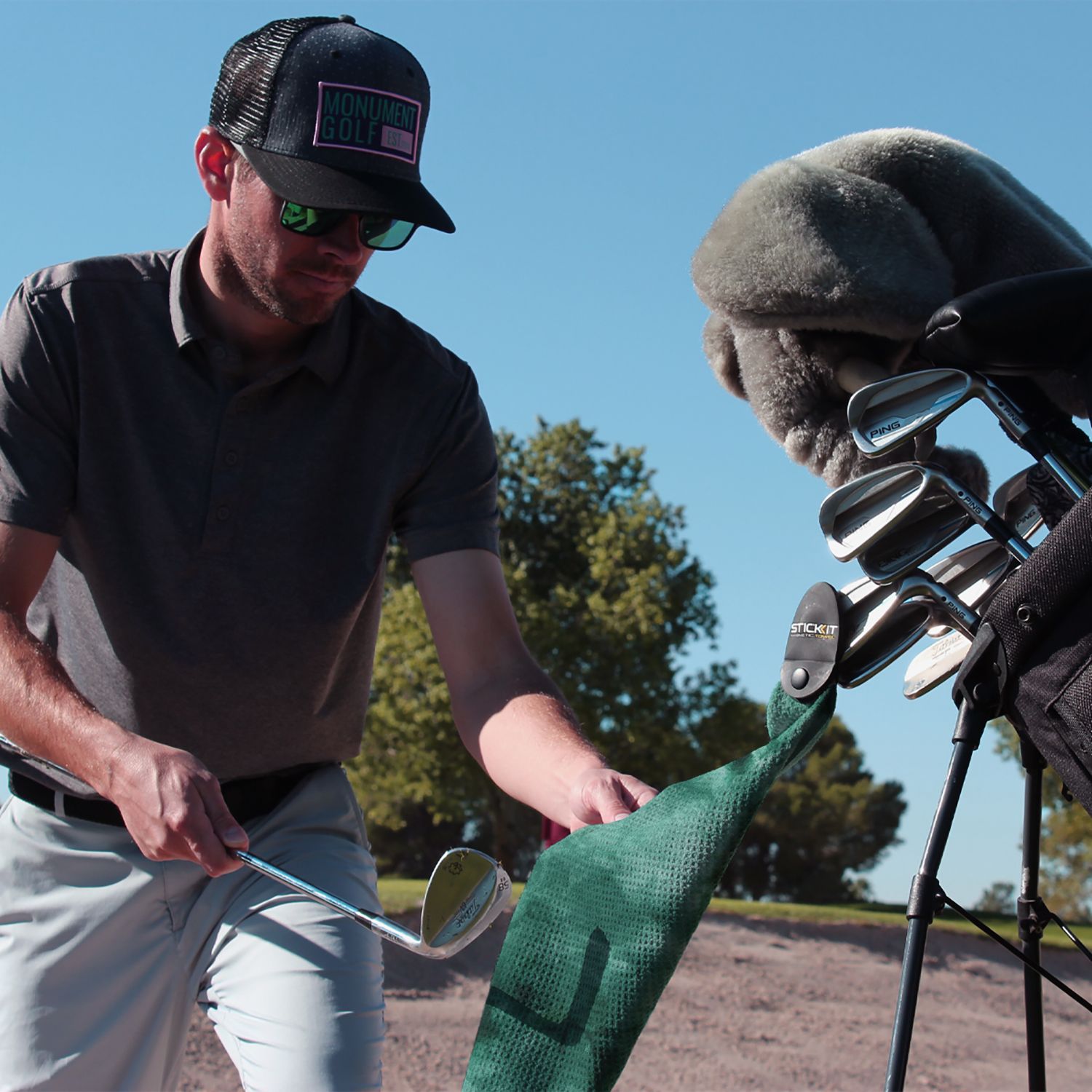 STICKIT Magnetic Golf Towel product image