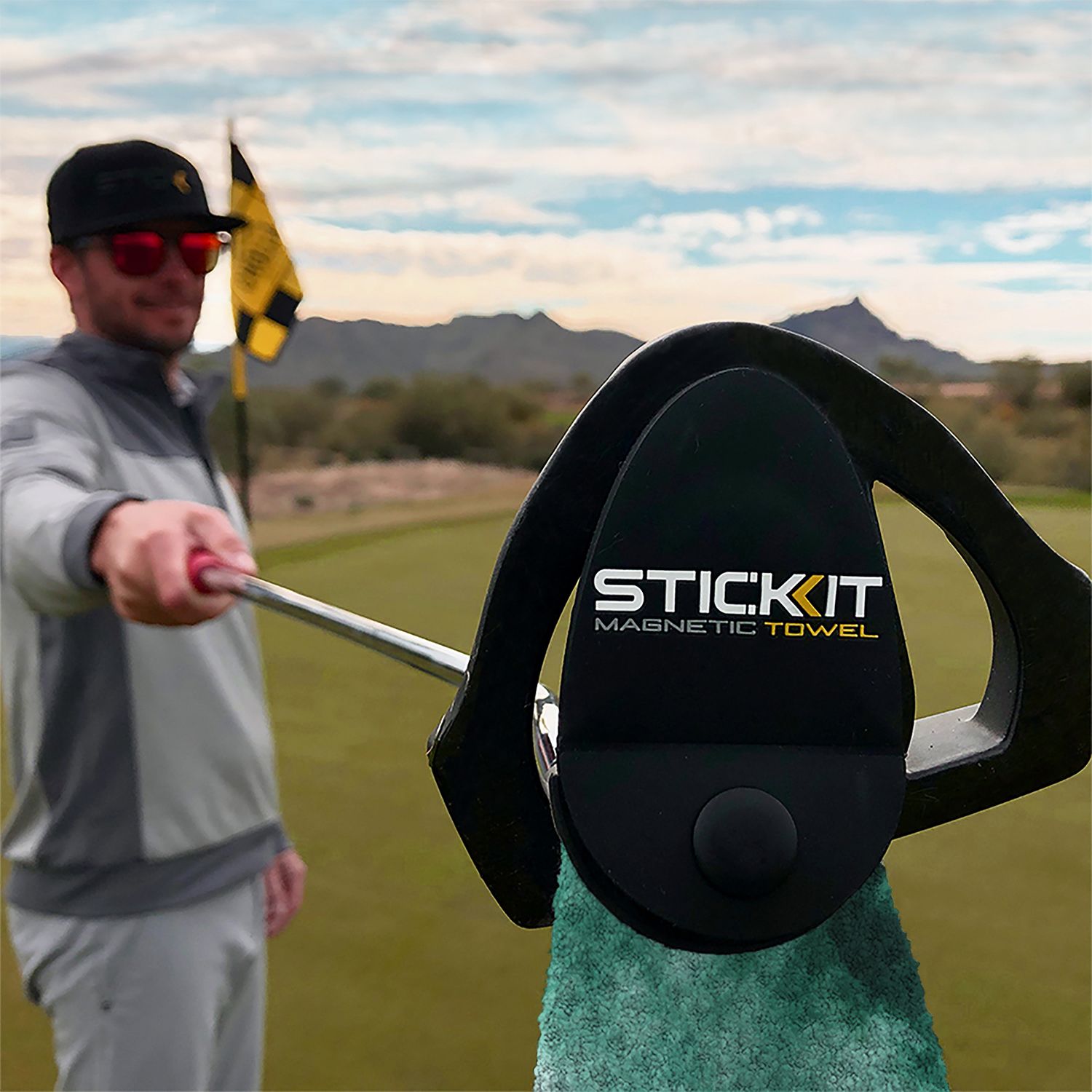 STICKIT Magnetic Golf Towel product image