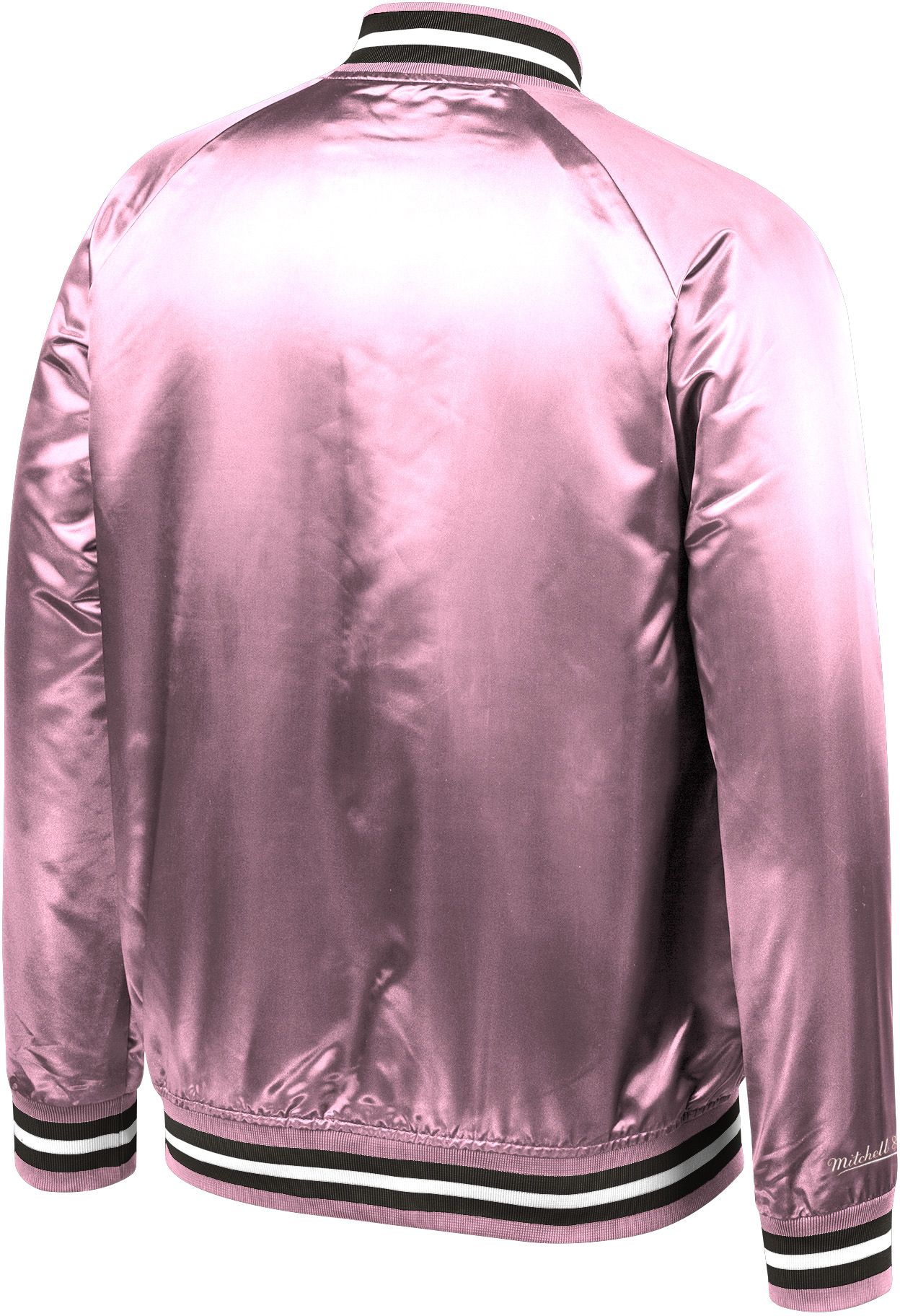 Mitchell & Ness Men's Inter Miami CF Lightweight Satin Pink Jacket product image