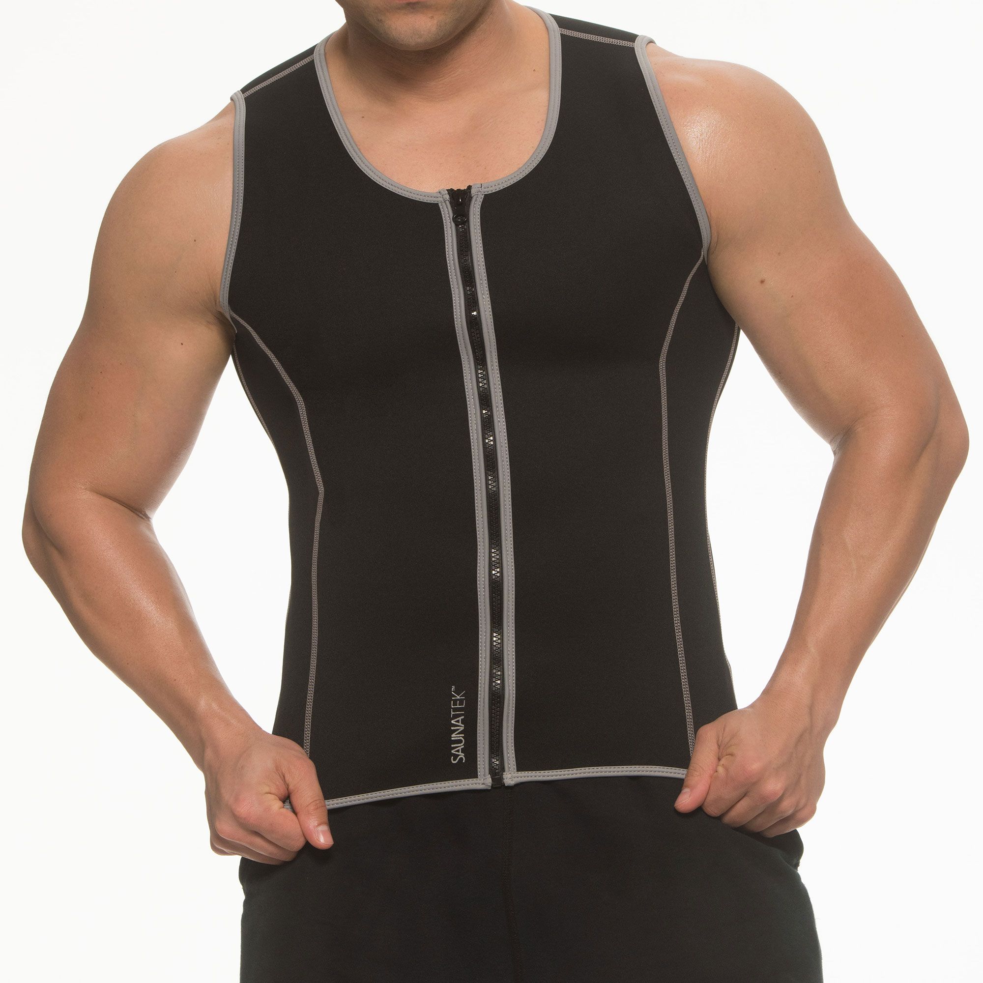 SaunaTek Men's Neoprene Slimming Vest product image