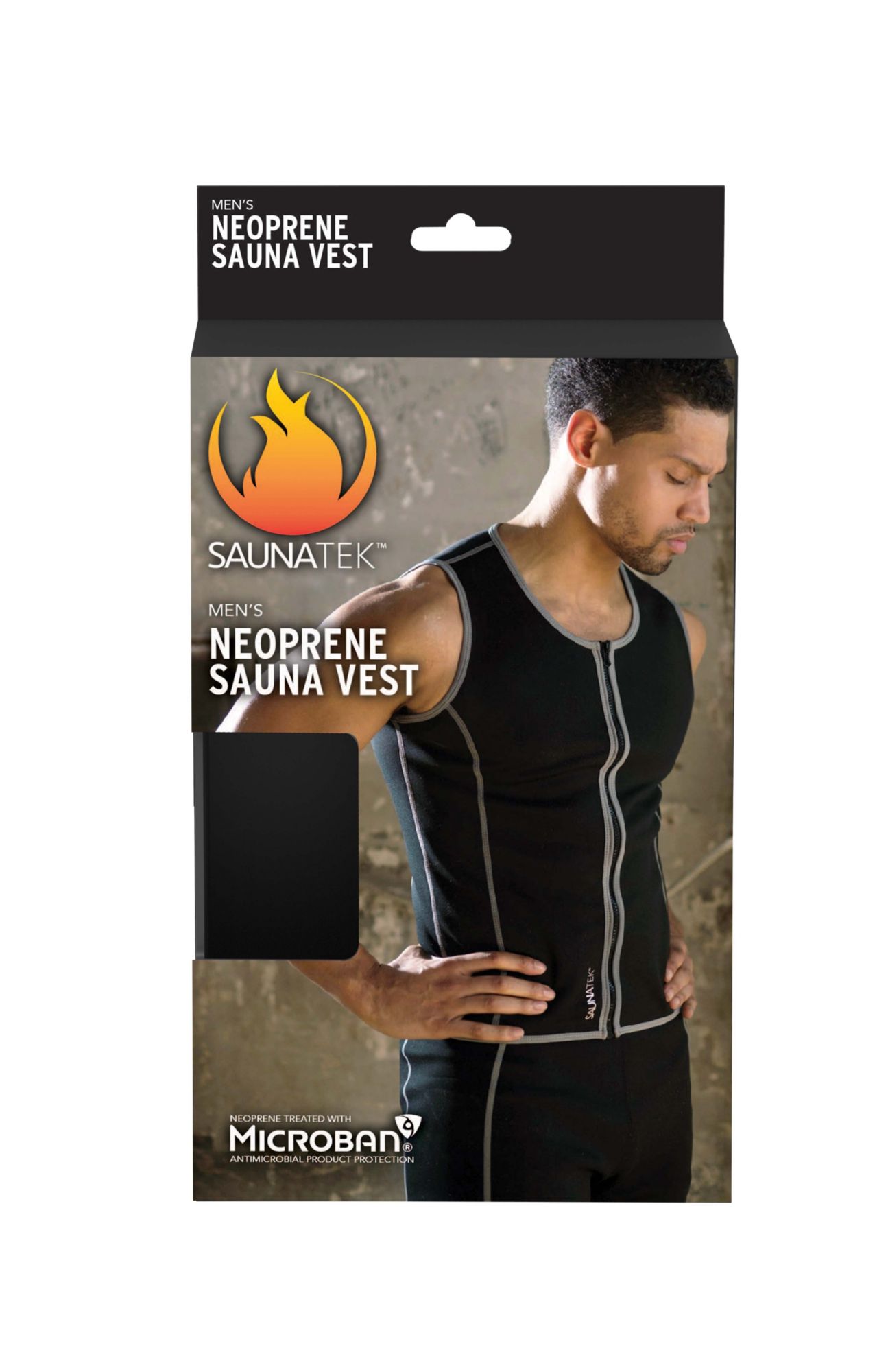 SaunaTek Men's Neoprene Slimming Vest product image