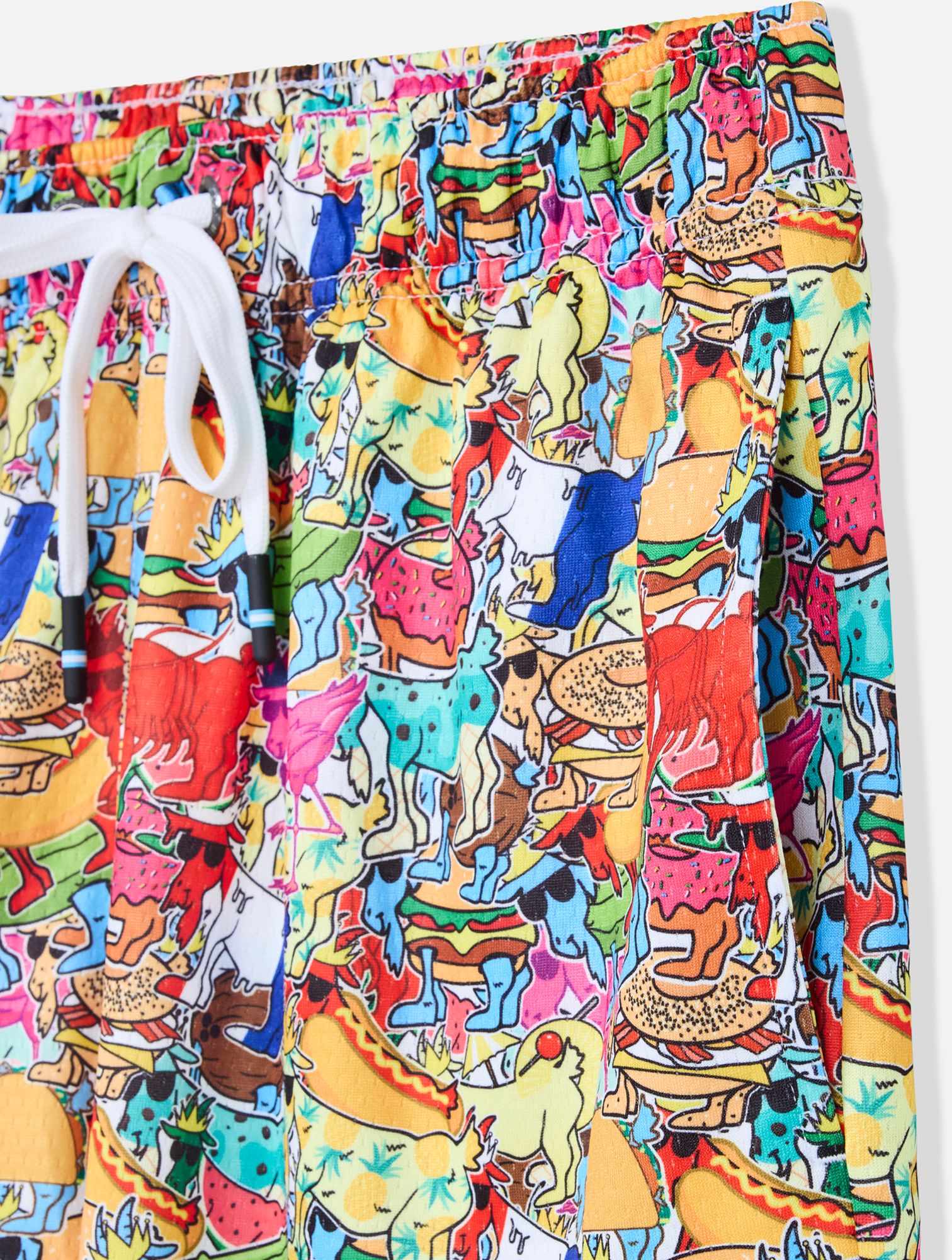 GOAT USA Toddler Sticker AOP Mesh Shorts product image