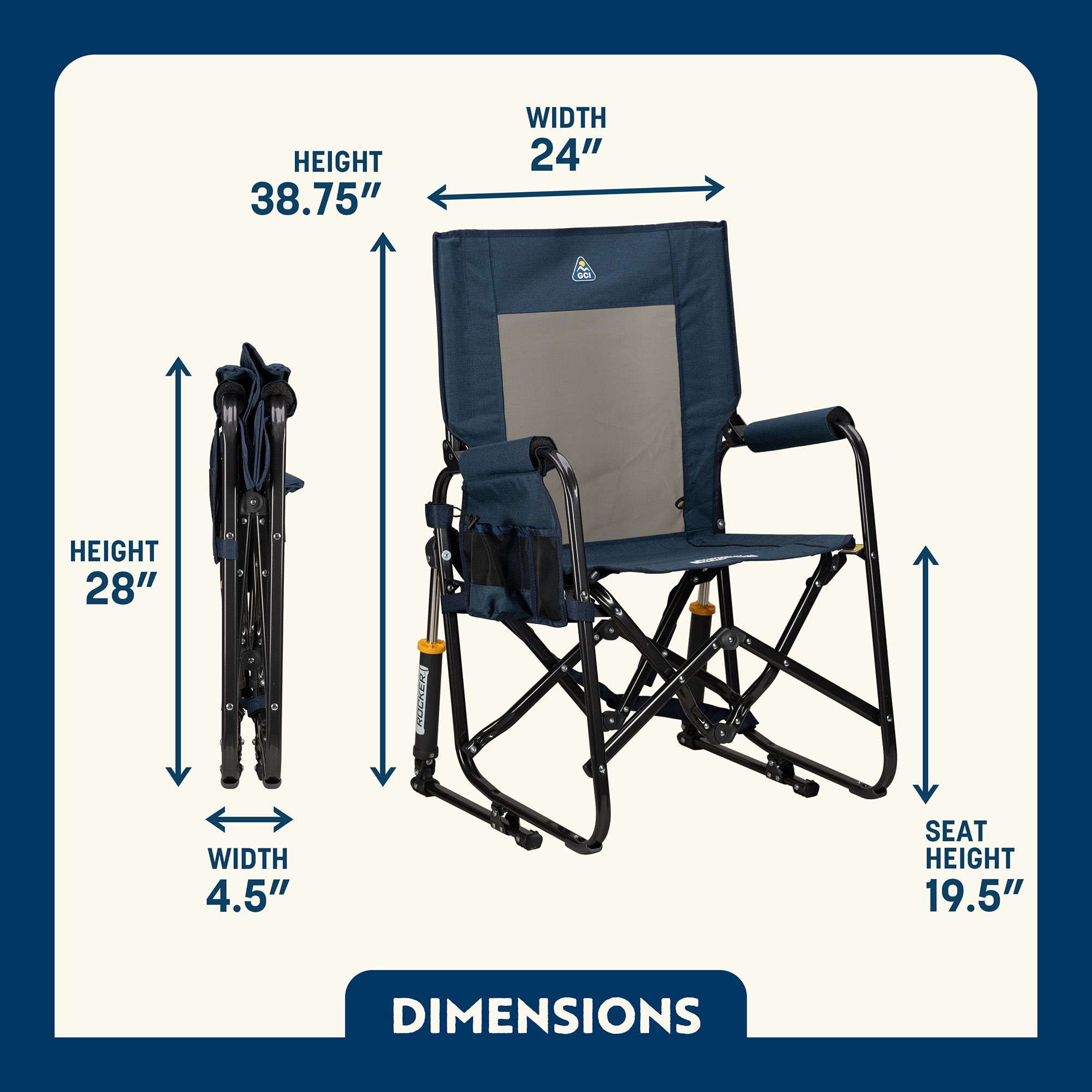 GCI Outdoor Stowaway Rocker product image