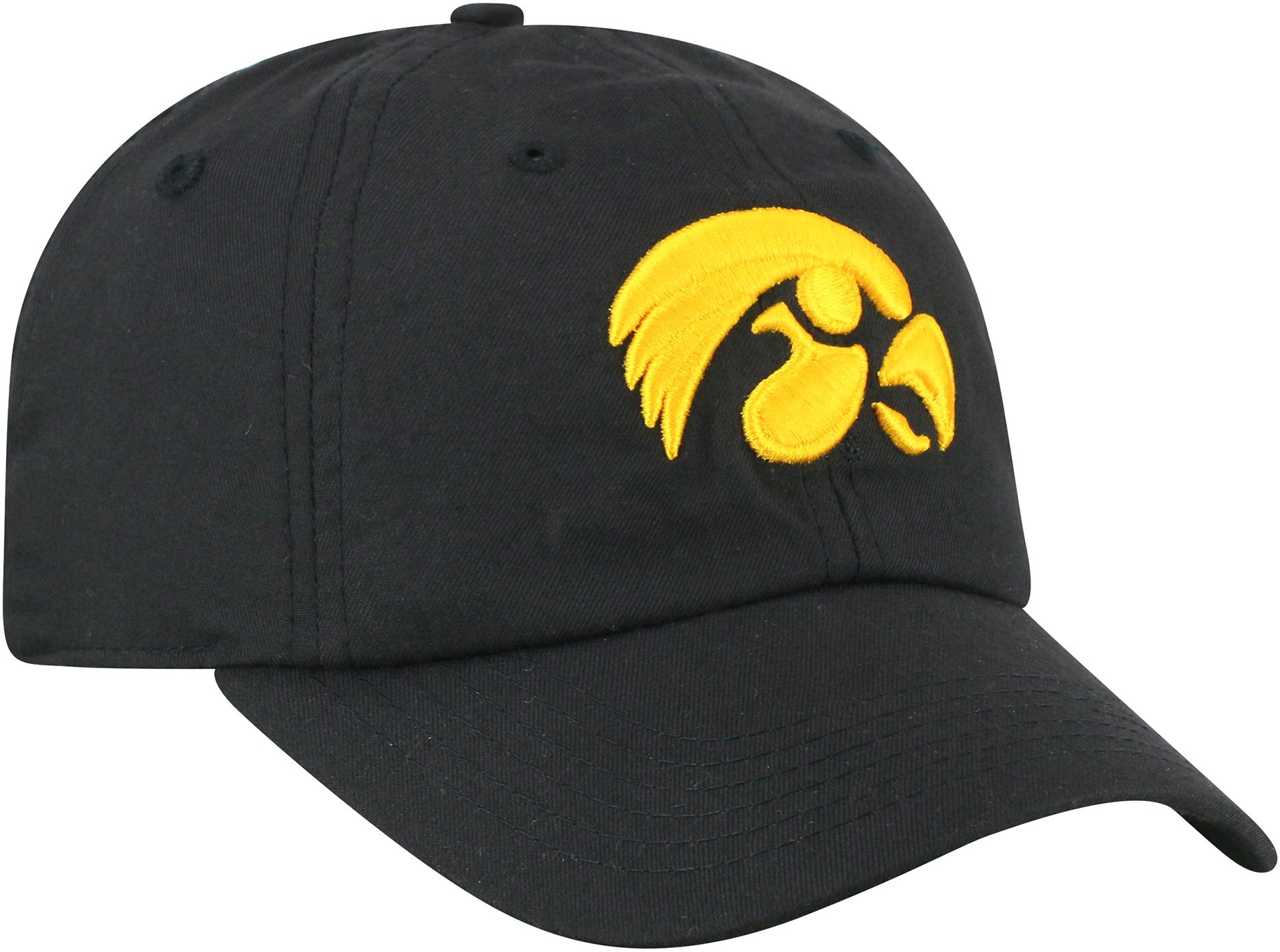 Top of the World Men's Iowa Hawkeyes Staple Adjustable Black Hat