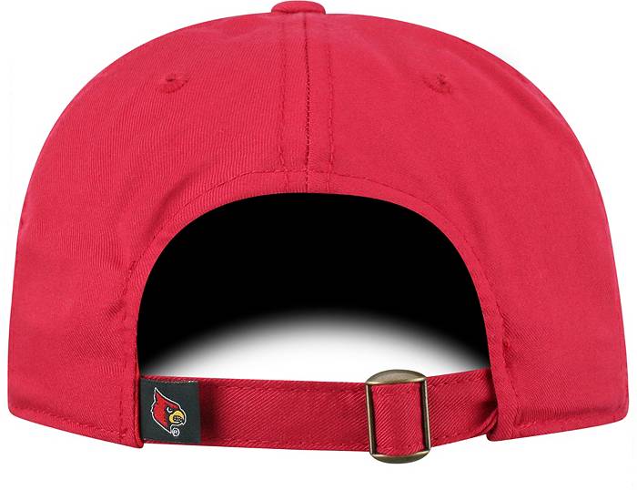 Men's The Game White Louisville Cardinals Classic Bar Adjustable Snapback  Hat