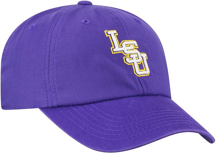 LSU Tigers Ahead Interlock Largo Relaxed Crown Adjustable Hat