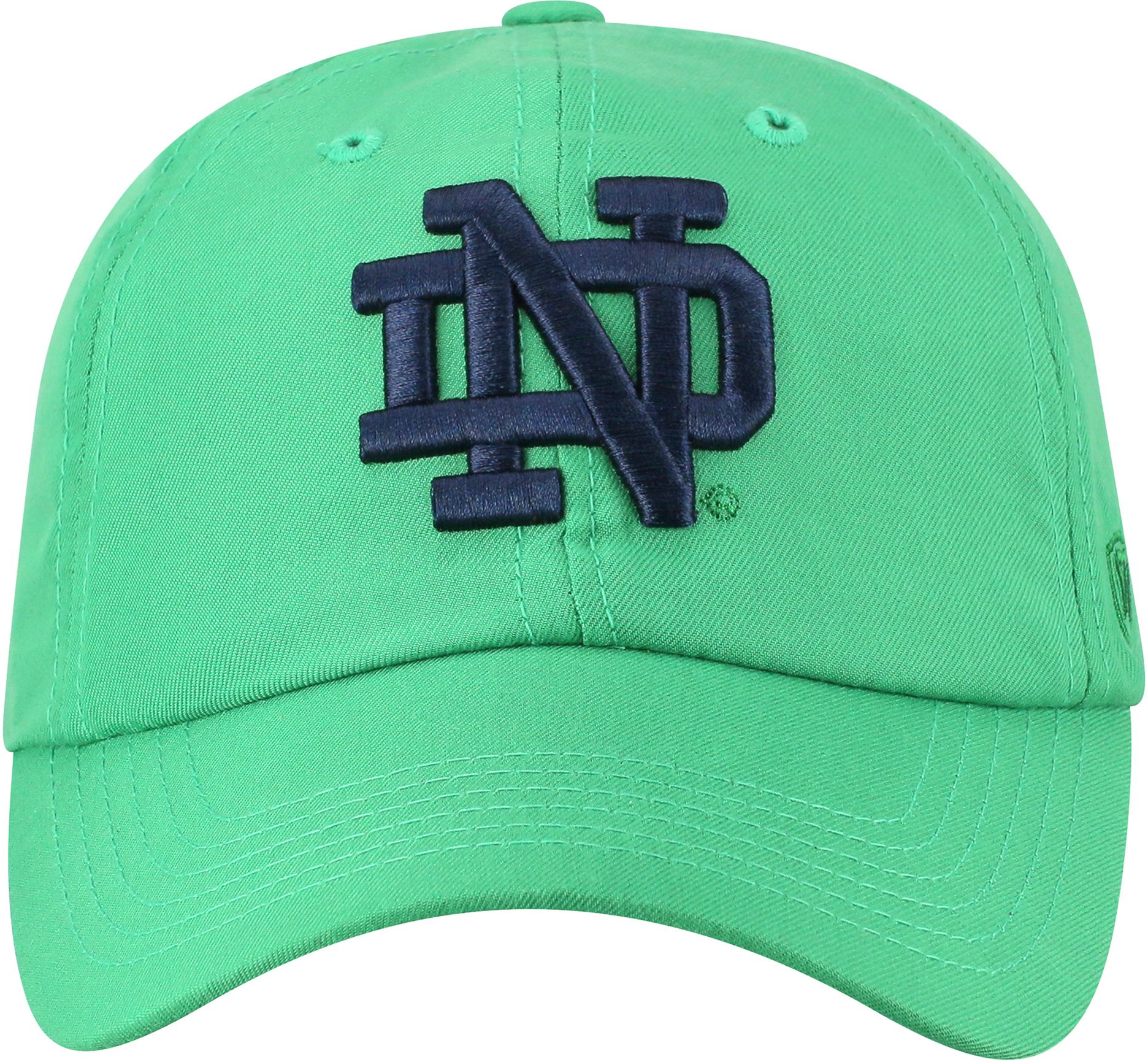 Top of the World Men's Notre Dame Fighting Irish Green Staple Adjustable Hat product image