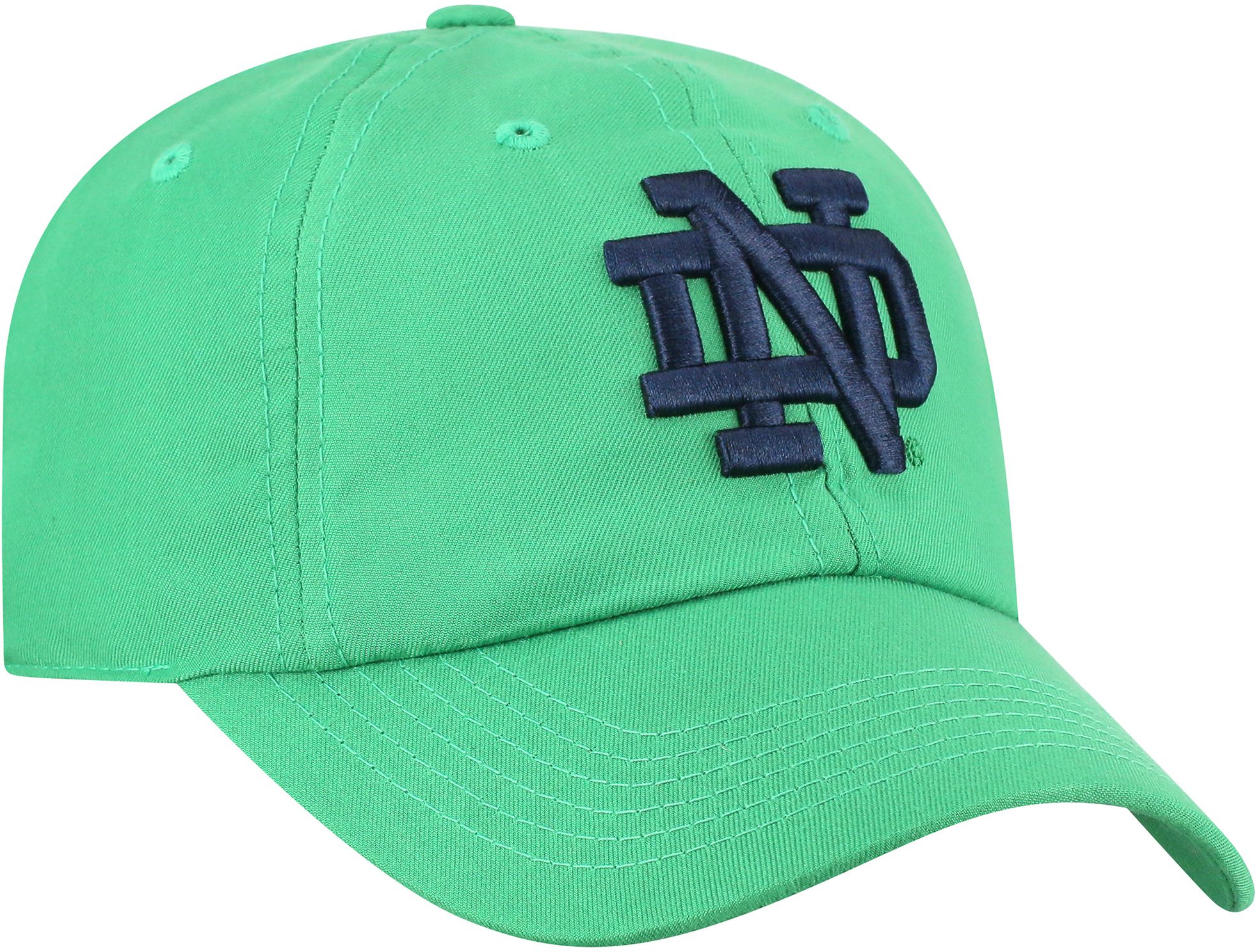 Top of the World Men's Notre Dame Fighting Irish Green Staple Adjustable Hat product image
