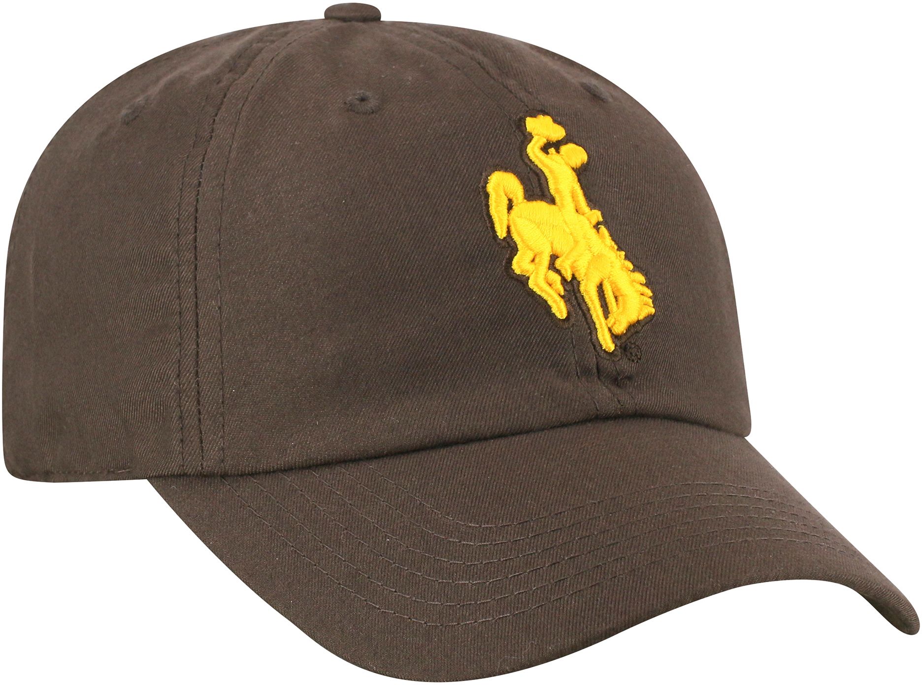 Top of the World Men's Wyoming Cowboys Brown Staple Adjustable Hat product image