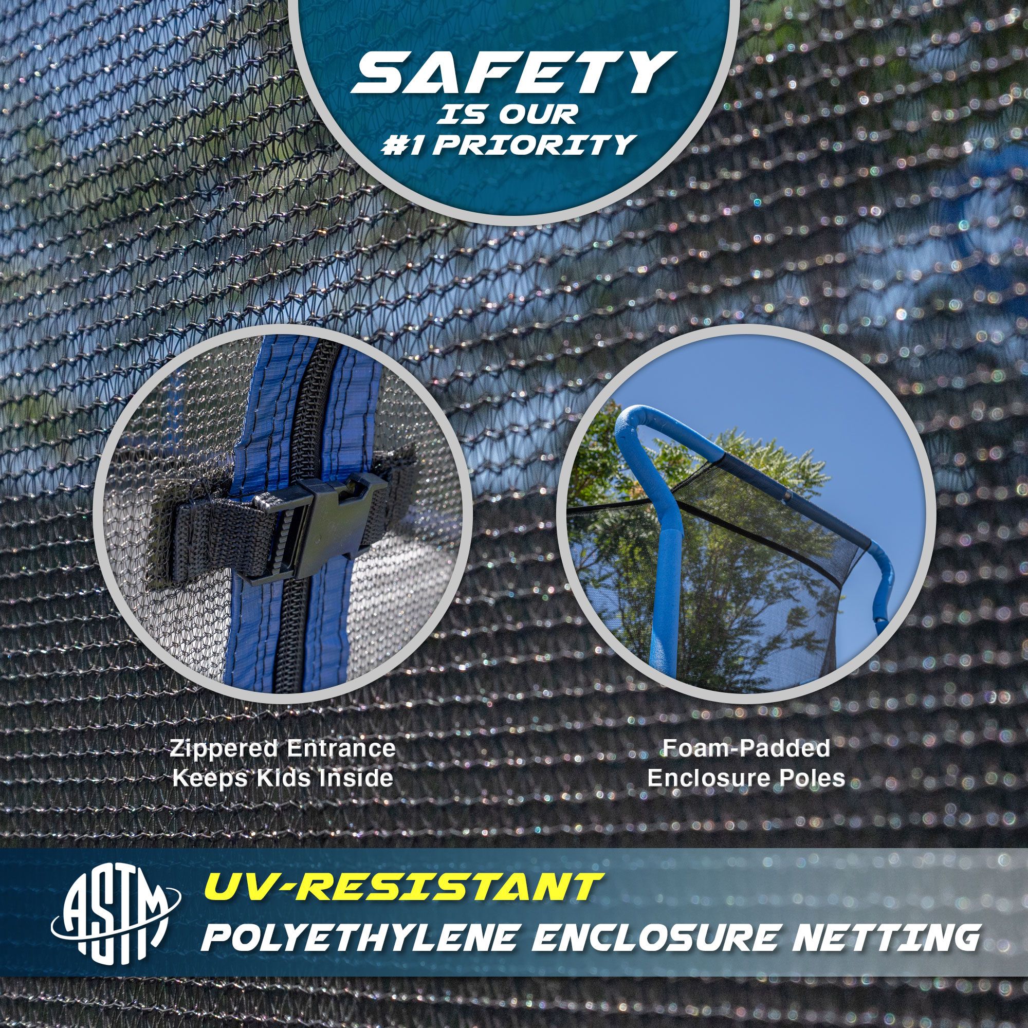 TruJump 12 Foot Square Trampoline product image