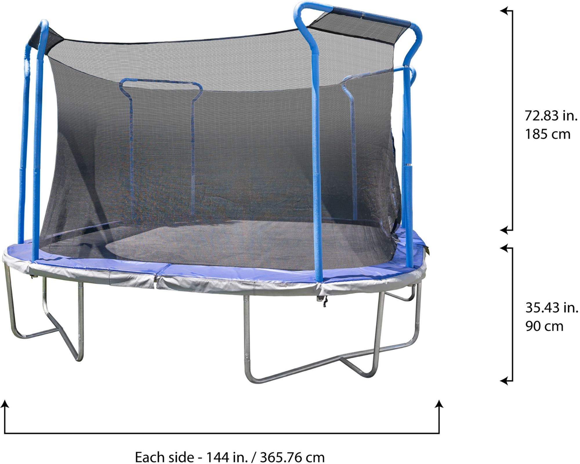 TruJump 12 Foot Square Trampoline product image