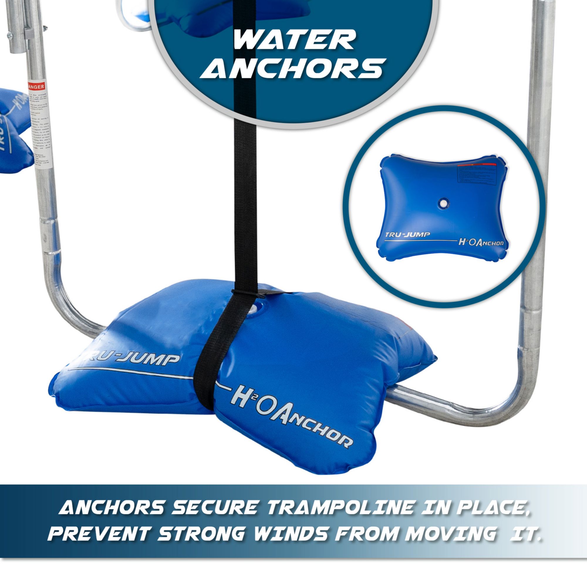 TruJump 12 Foot Trampoline Enclosure and Spin Light product image