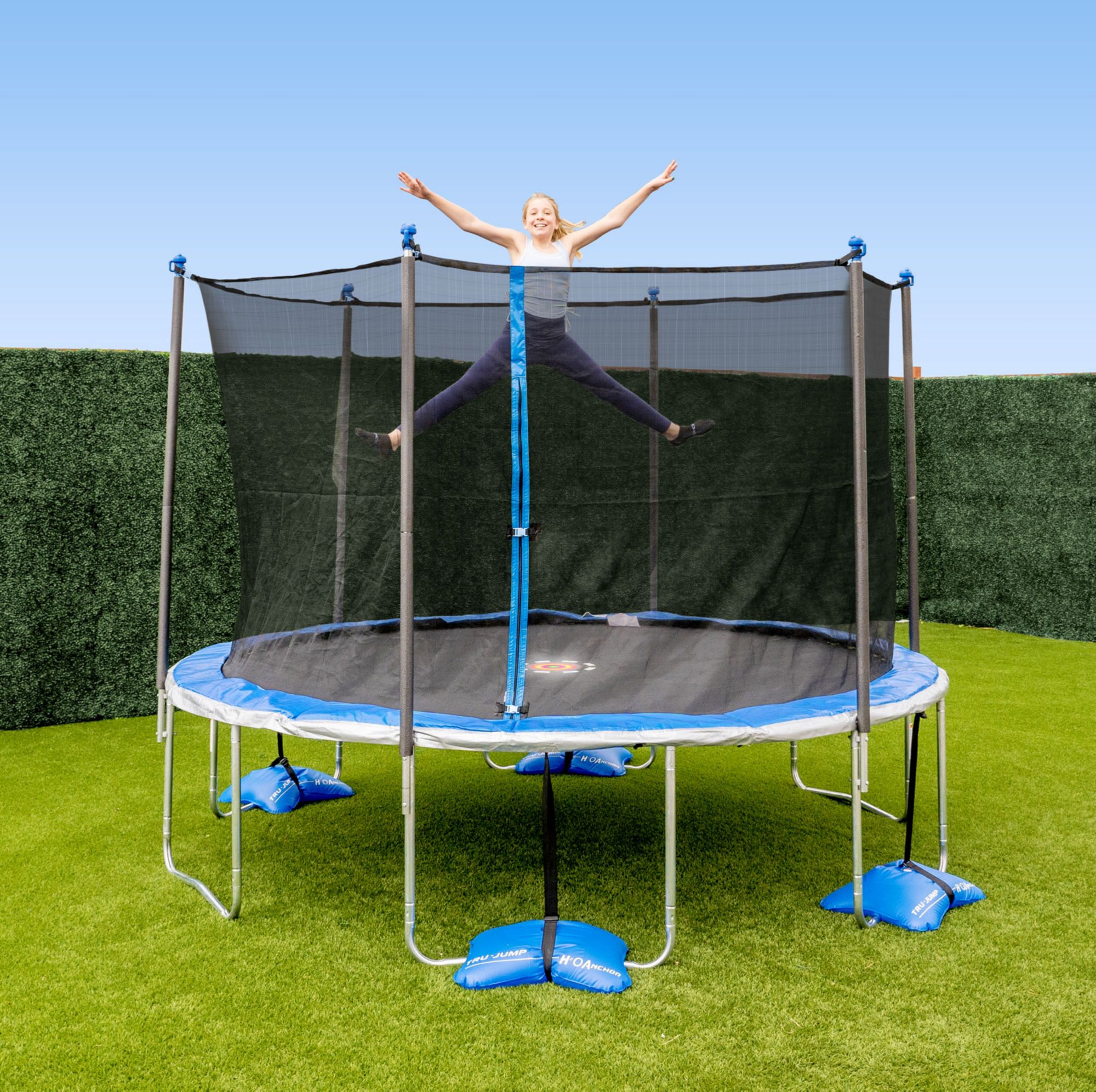 TruJump 12 Foot Trampoline Enclosure and Spin Light product image