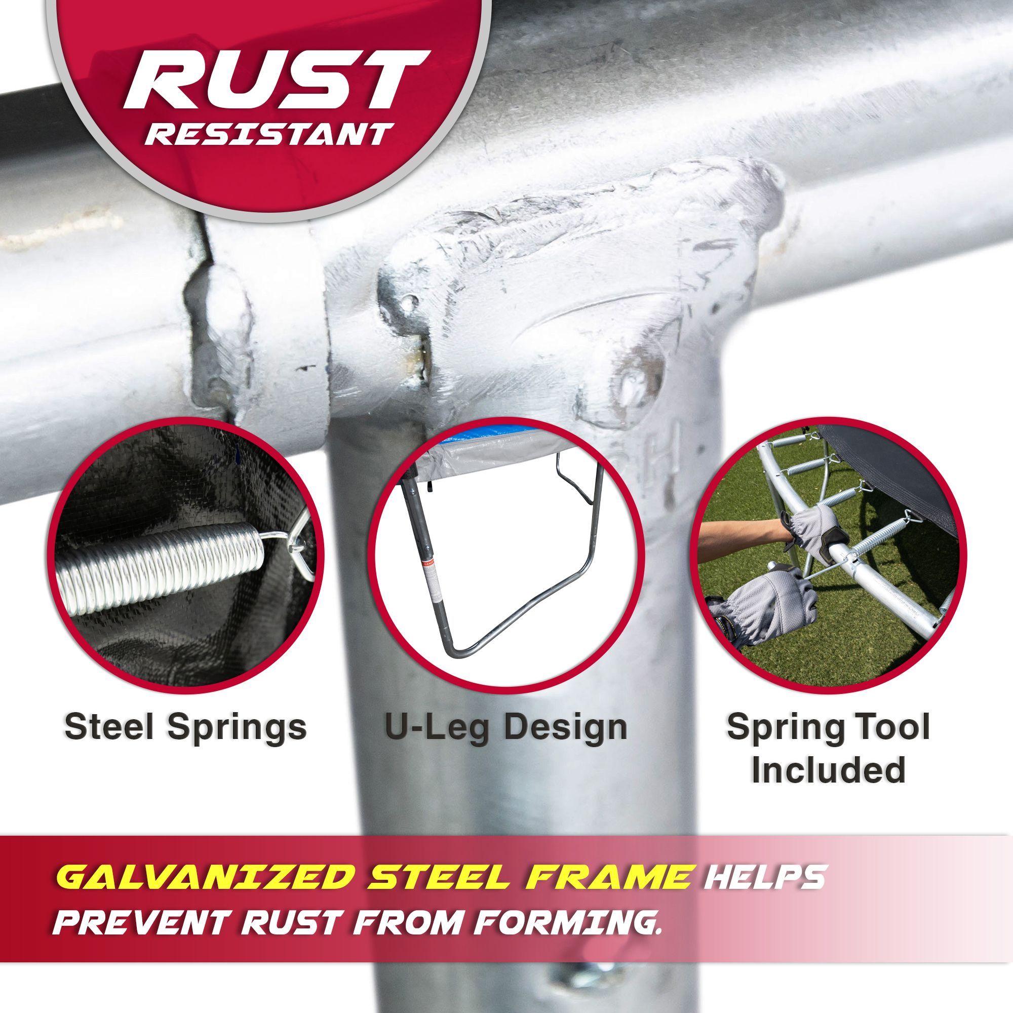 TruJump 15 Foot Trampoline with Net and AirDunk product image