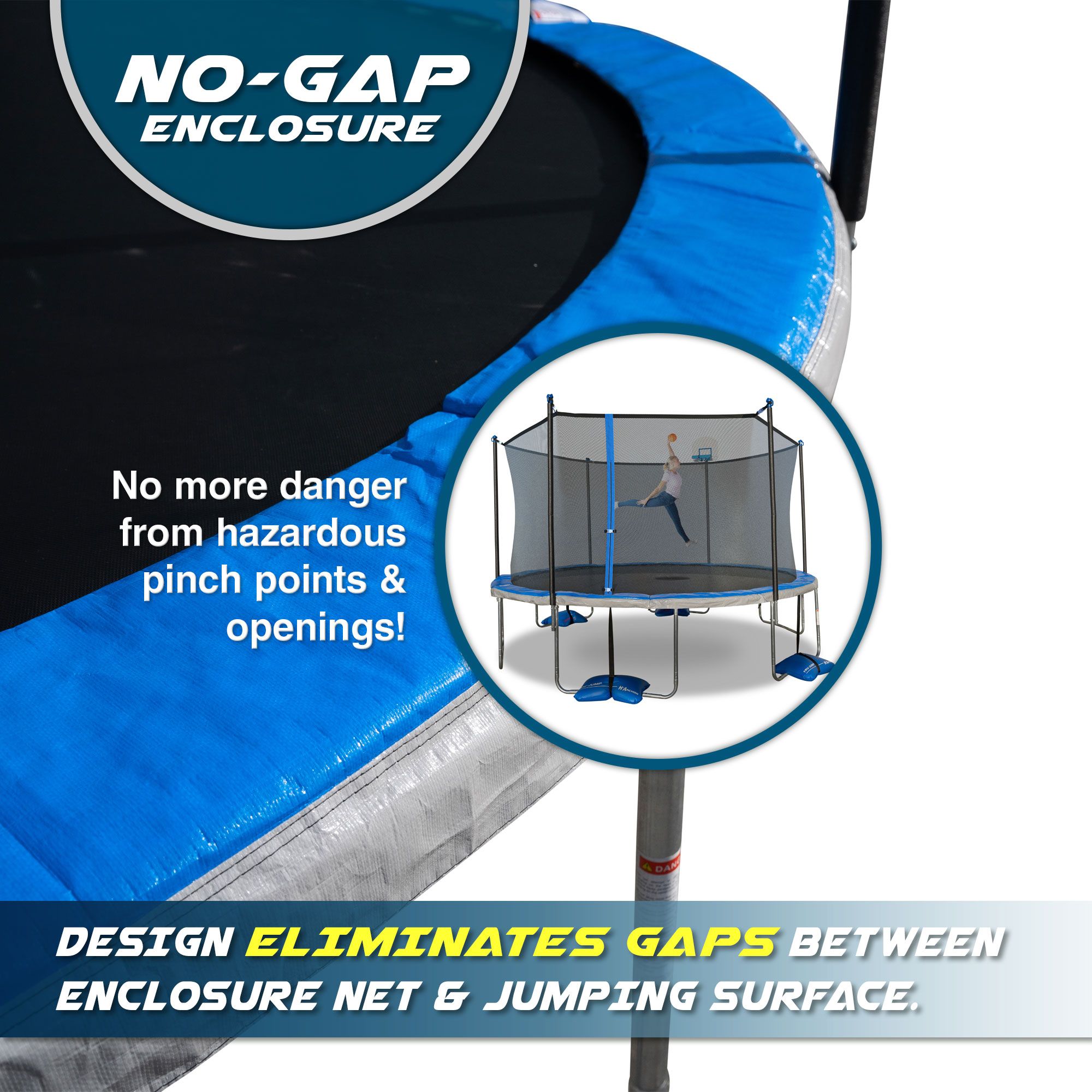TruJump 14 Foot Trampoline with 3-in-1 Game product image