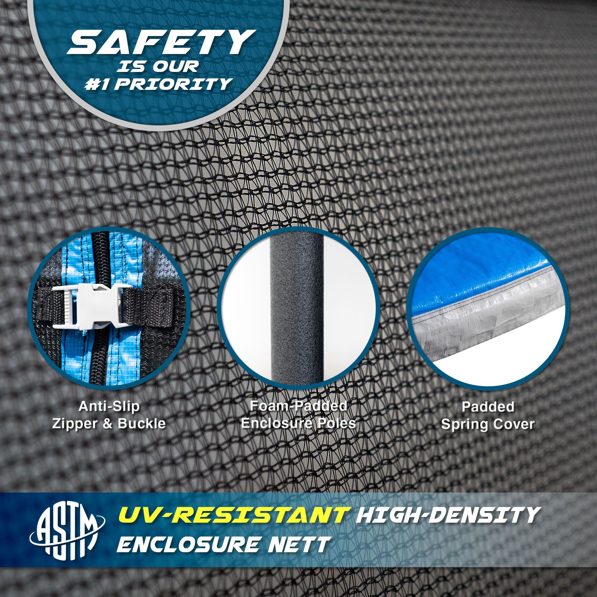 TruJump 14 Foot Trampoline with 3-in-1 Game product image