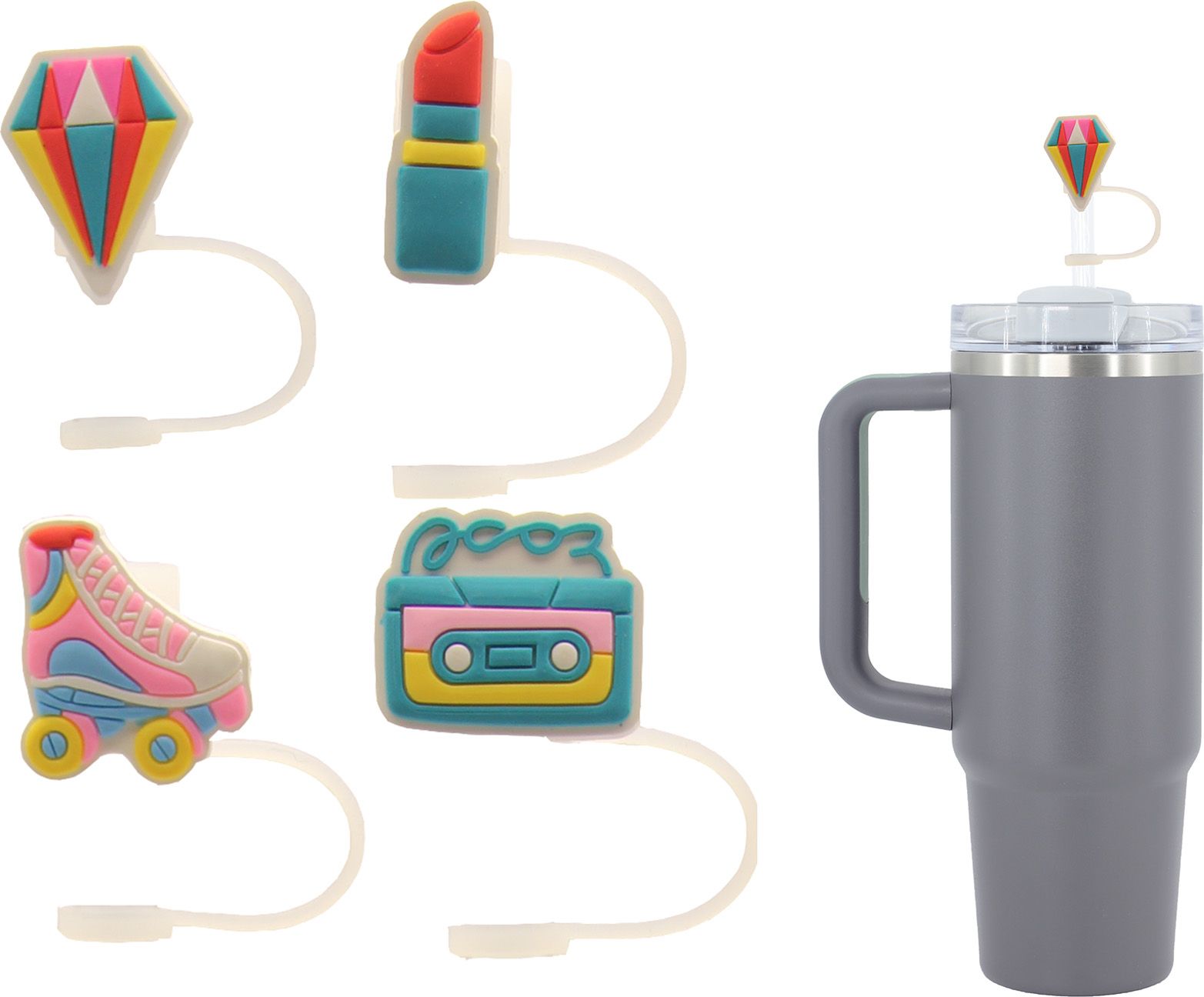 Water Bottle Straw Topper Pack product image