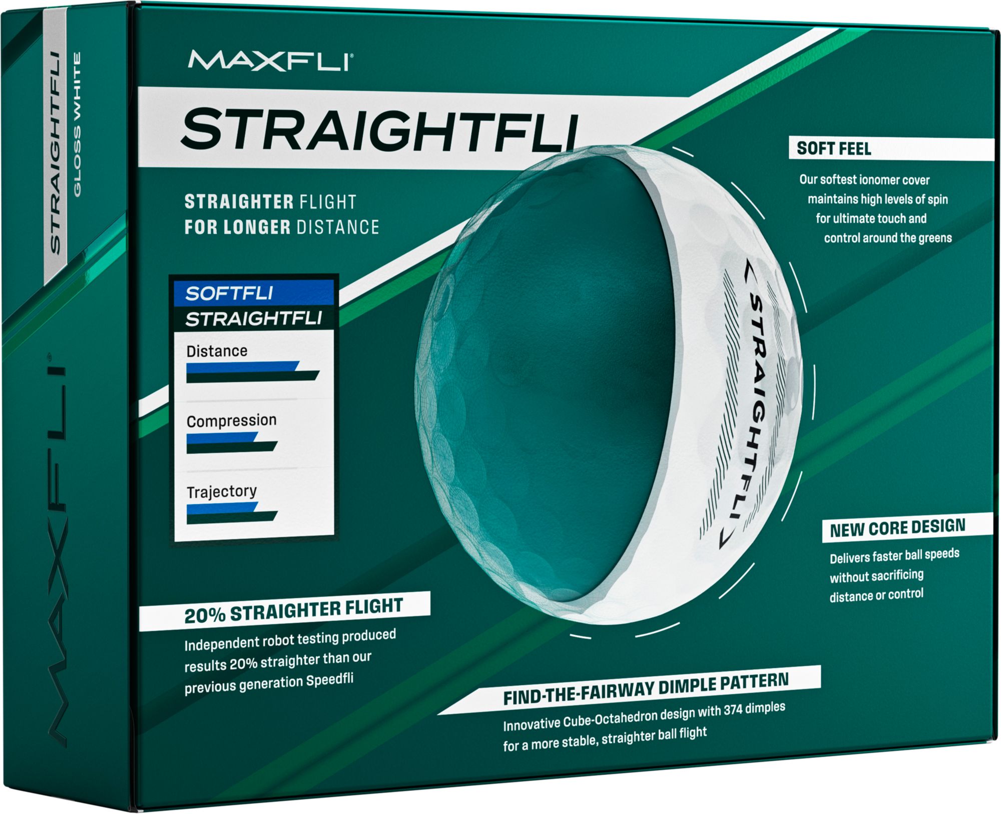 Maxfli Straightfli Personalized Golf Balls product image
