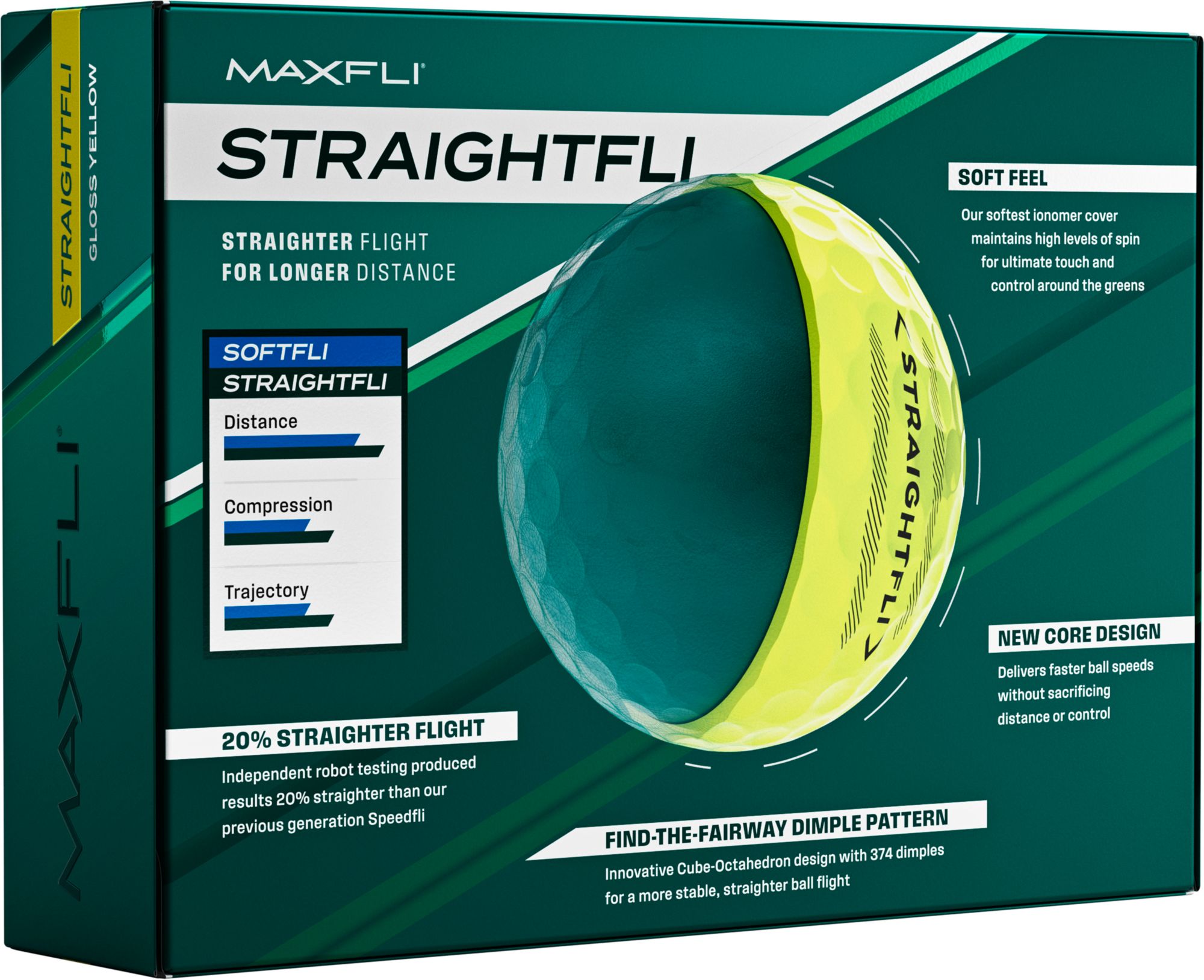 Maxfli Straightfli Personalized Golf Balls product image