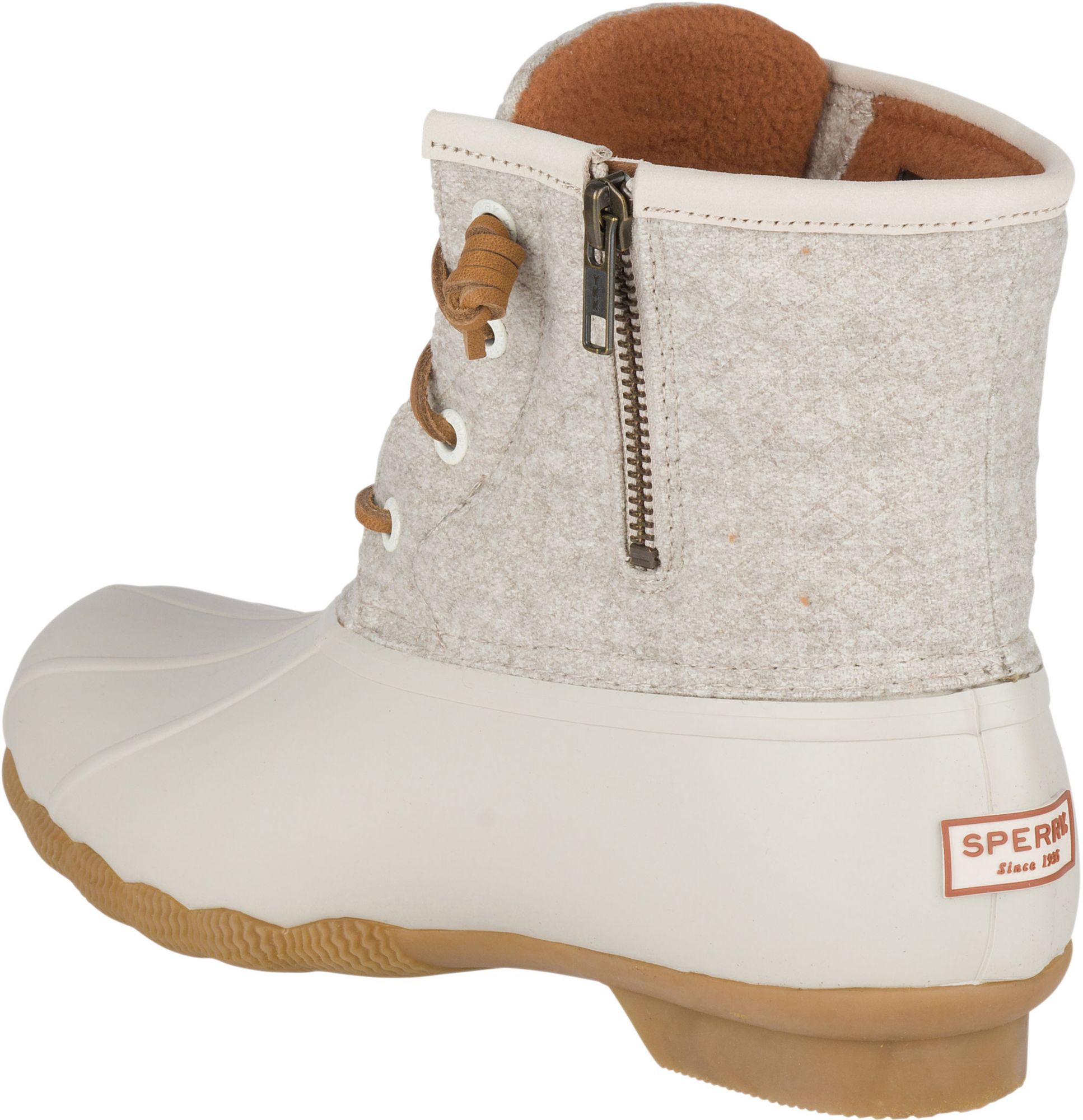 women's saltwater wool embossed duck boot with thinsulate