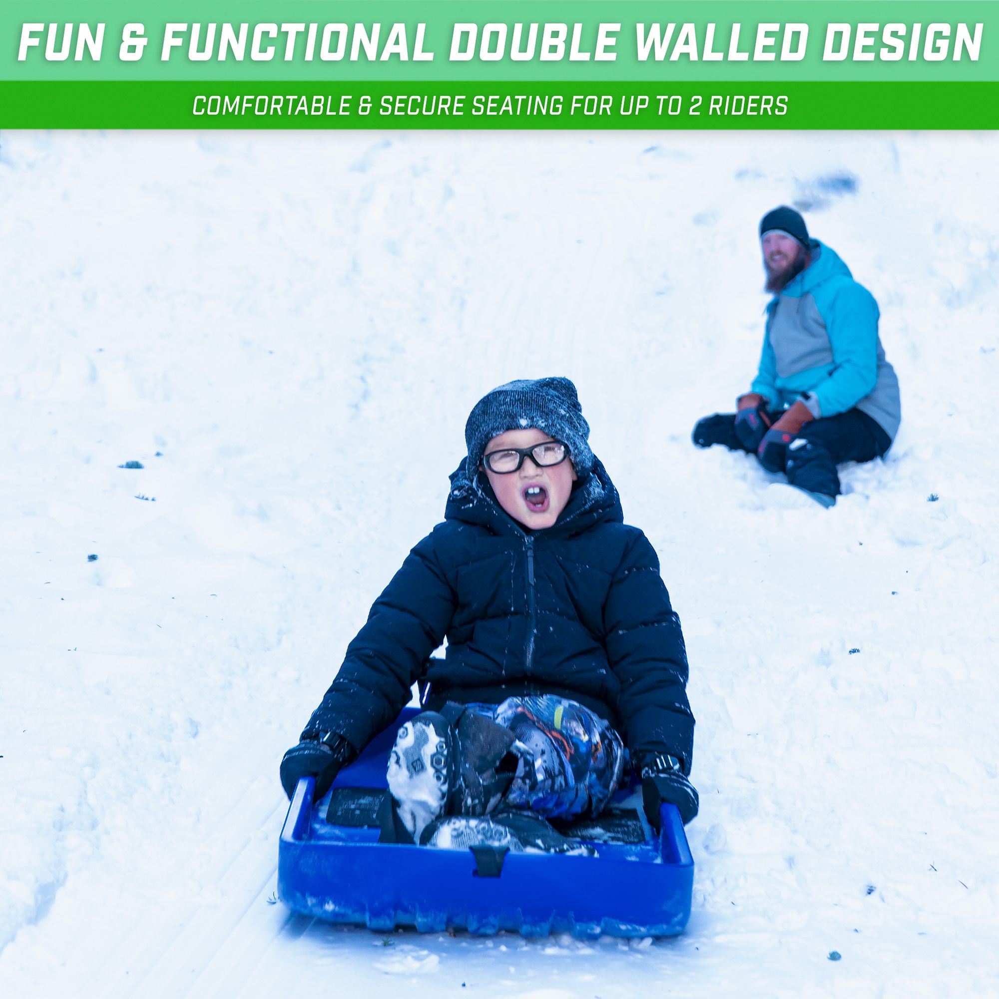 GoSports 48" 2-Person Premium Snow Sled product image