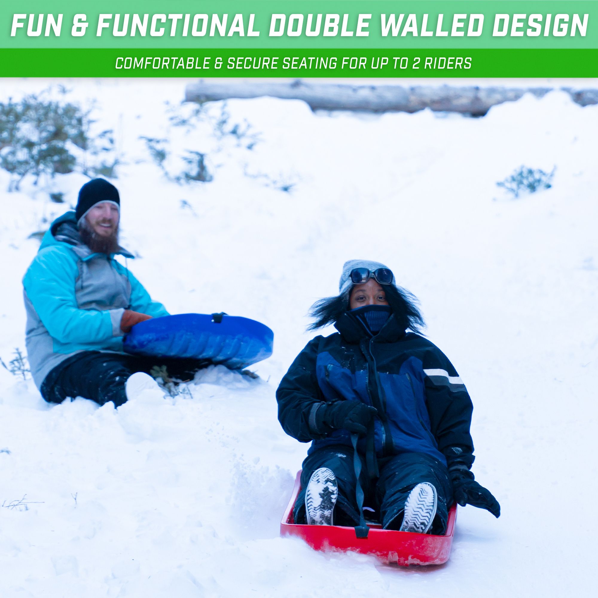 GoSports 48" 2-Person Premium Snow Sled product image