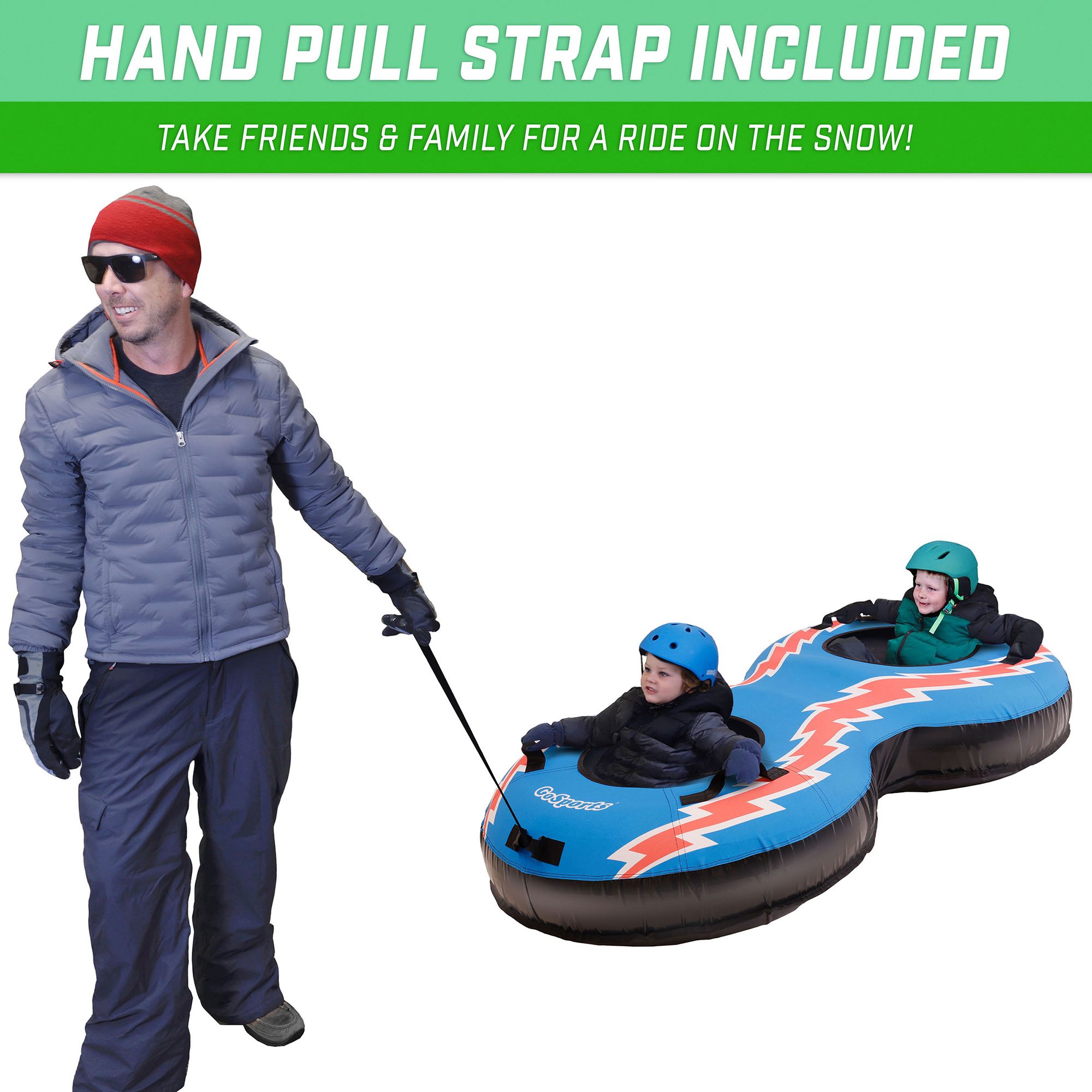 GoSports 2-Person Heavy Duty Snow Tube product image