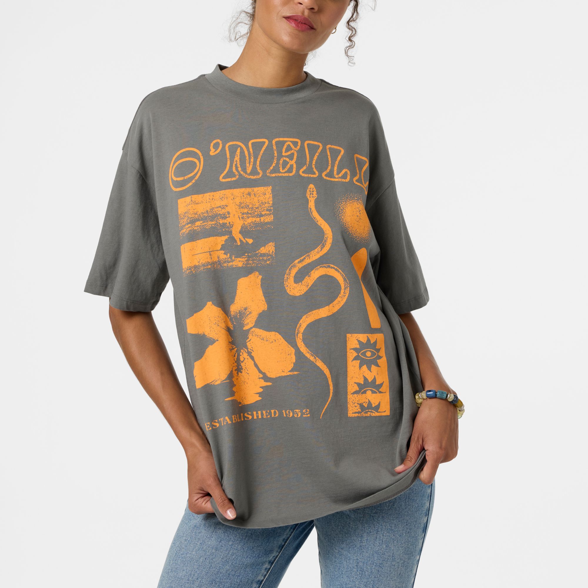 O'Neill Women's Tropic Meltdown Oversized T-Shirt product image
