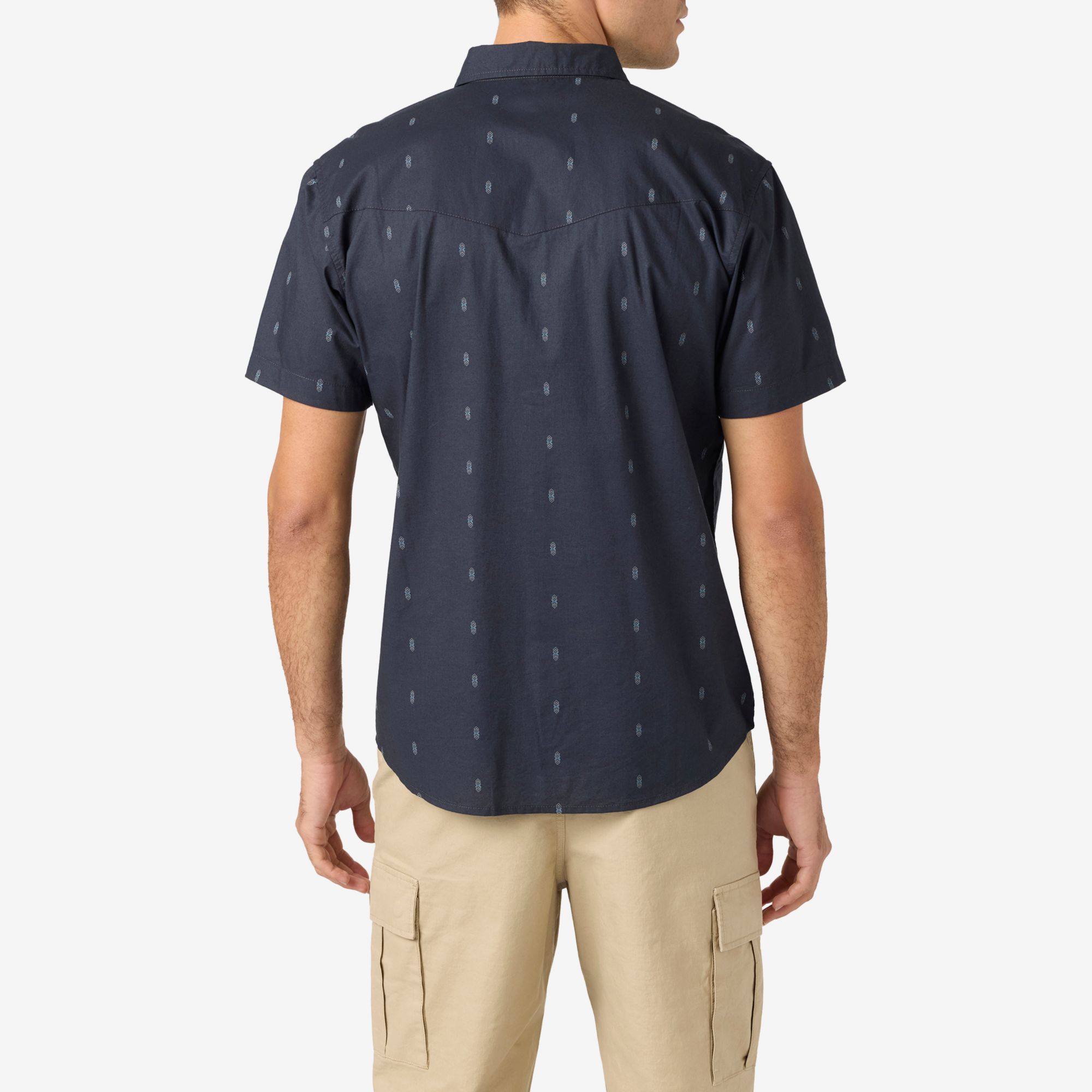 O'Neill Men's Bar Dog Short Sleeve Snap Standard Shirt product image