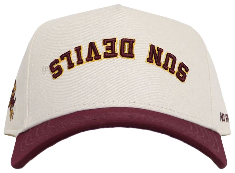 No Rivals Adult Arizona State Sun Devils Maroon Upside-Down Snapback product image