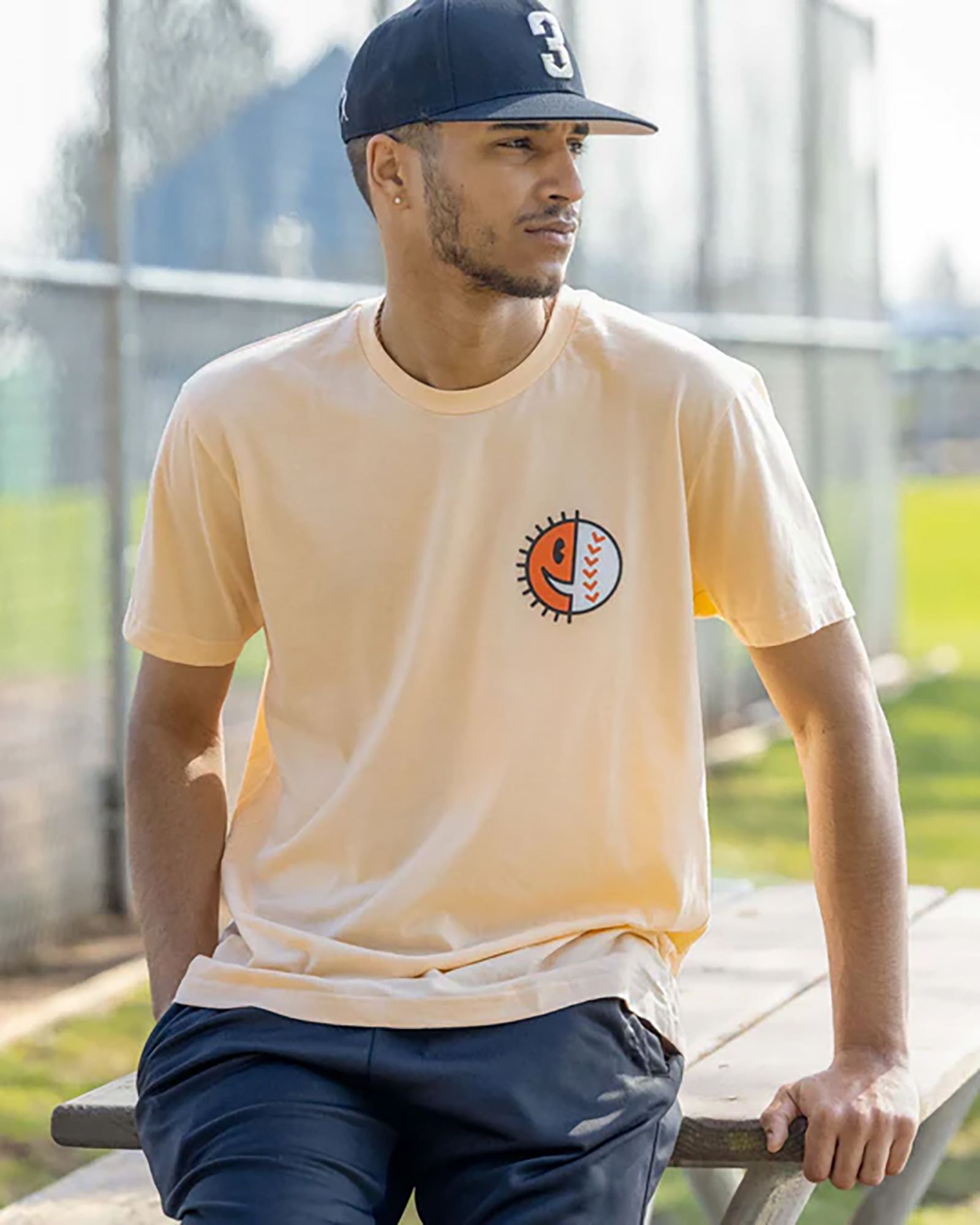 Baseballism Men's "Sunny Days & Double Plays" T-Shirt product image