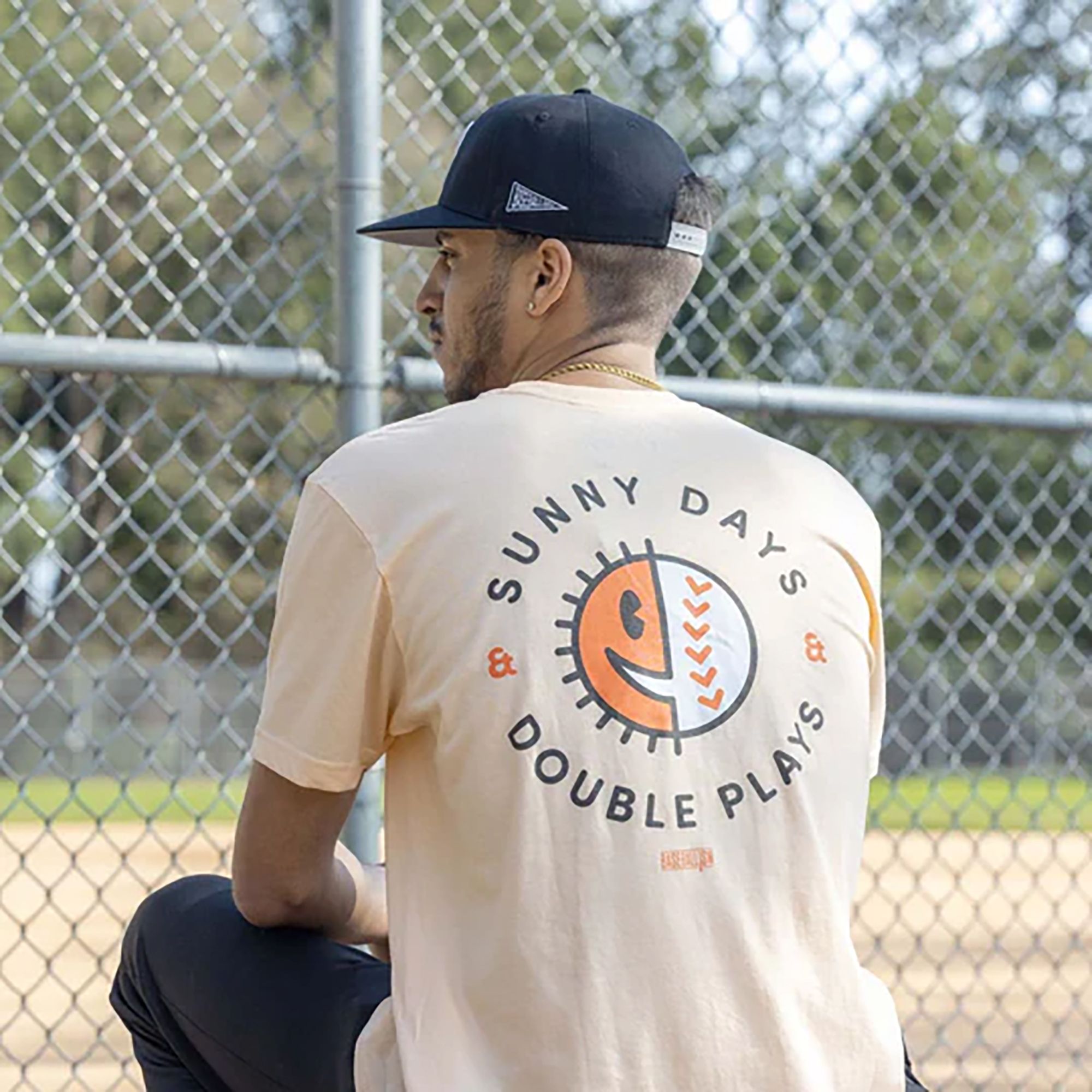 Baseballism Men's "Sunny Days & Double Plays" T-Shirt product image