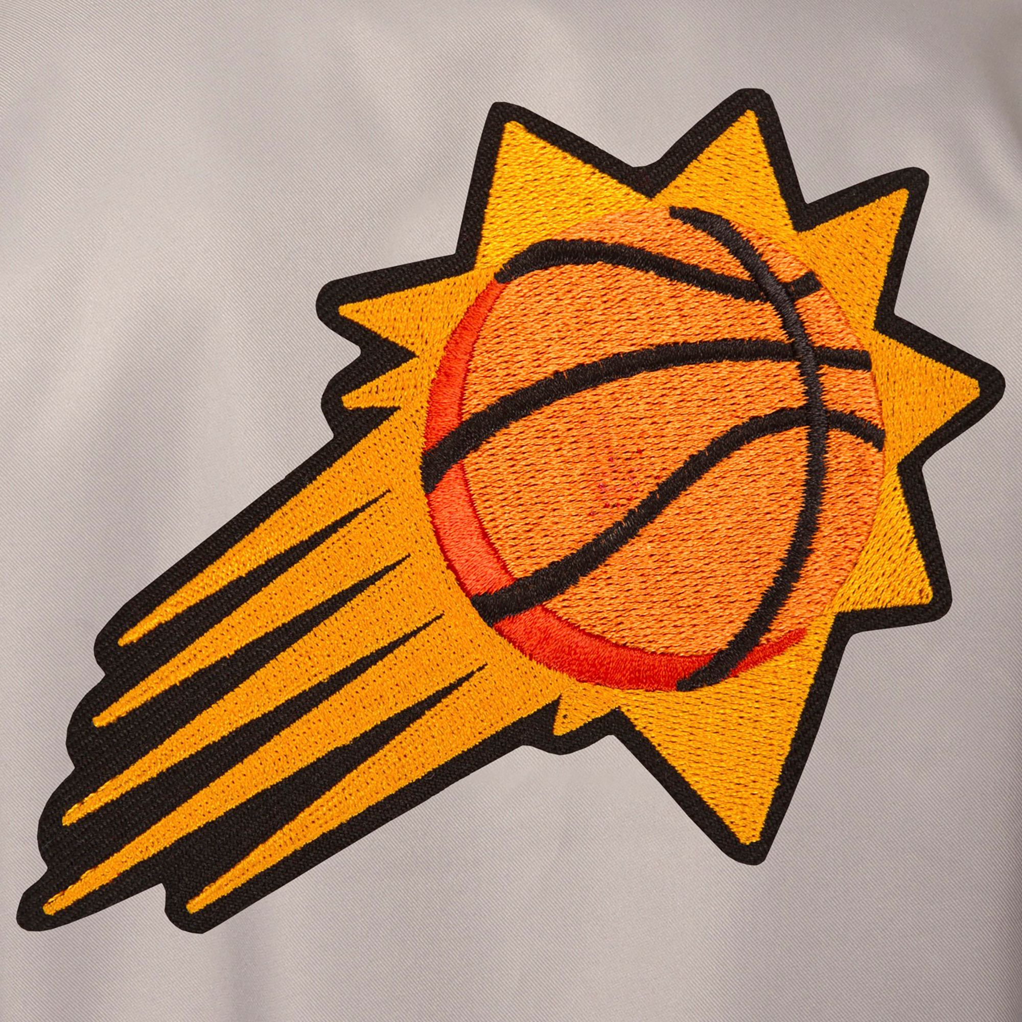 JH Design Men's Phoenix Suns Grey Twill Jacket product image